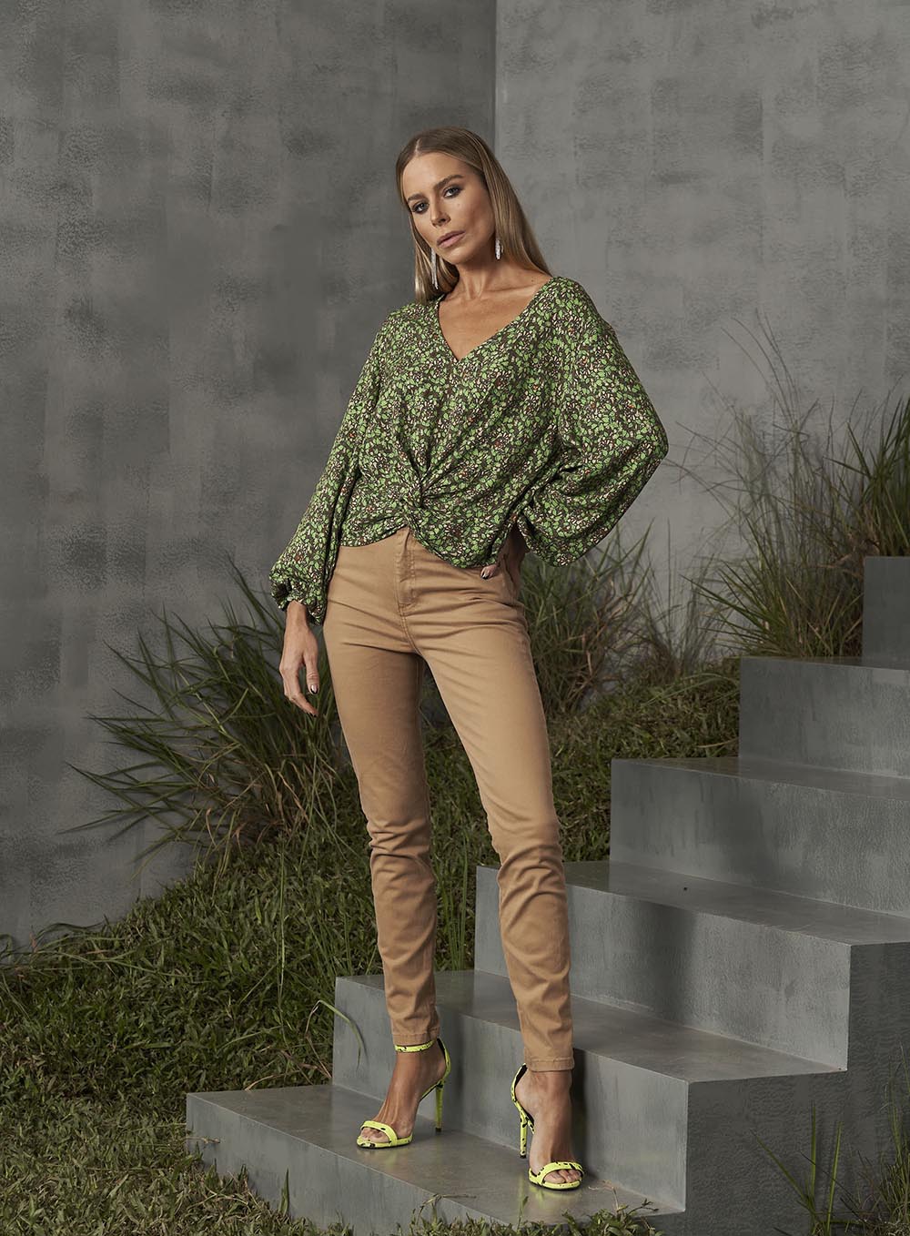 BLUSA ESTAMPADA G SCARF