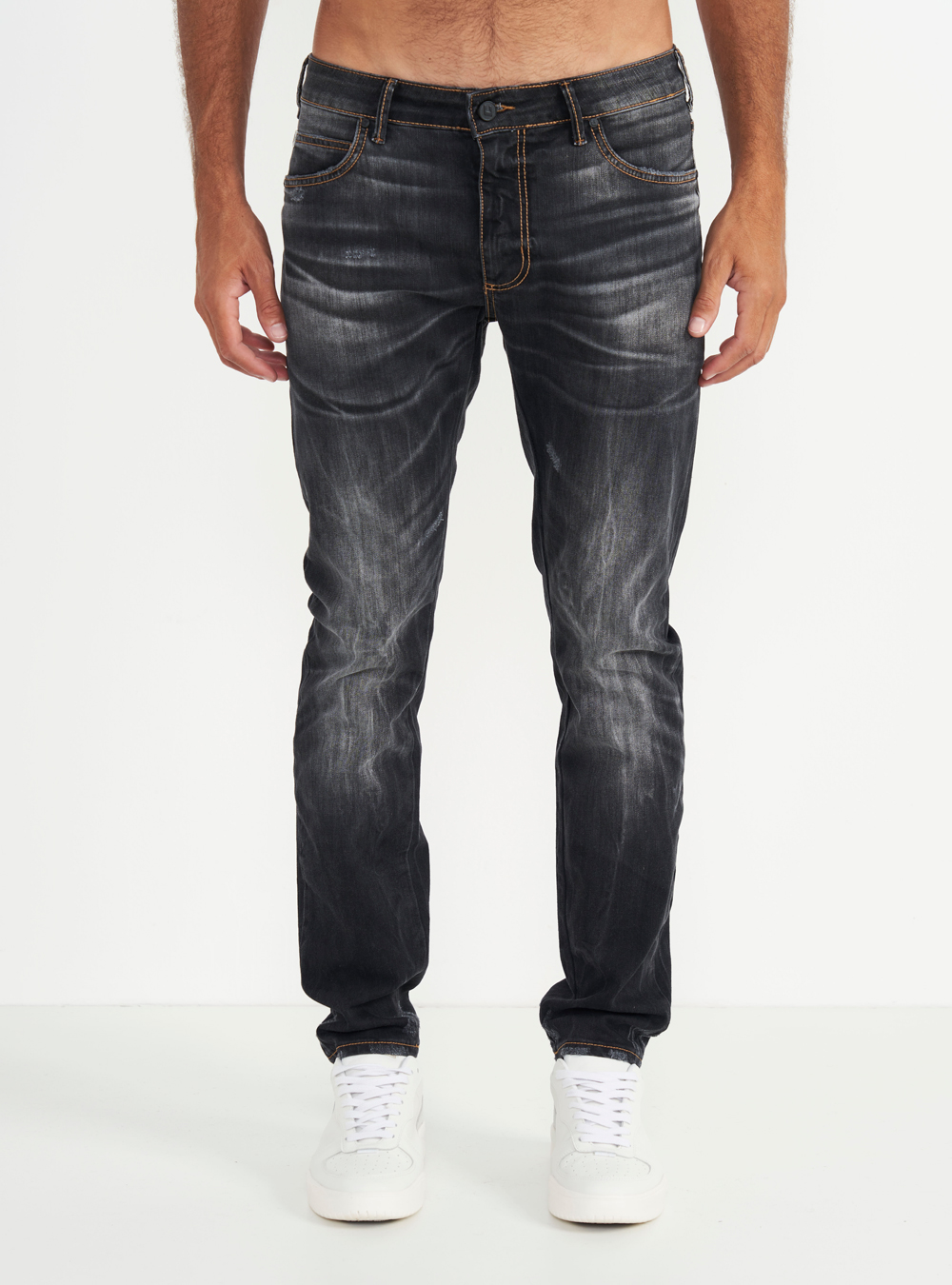 CALÇA JEANS FELIPE SKINNY 36 IND.PRETO