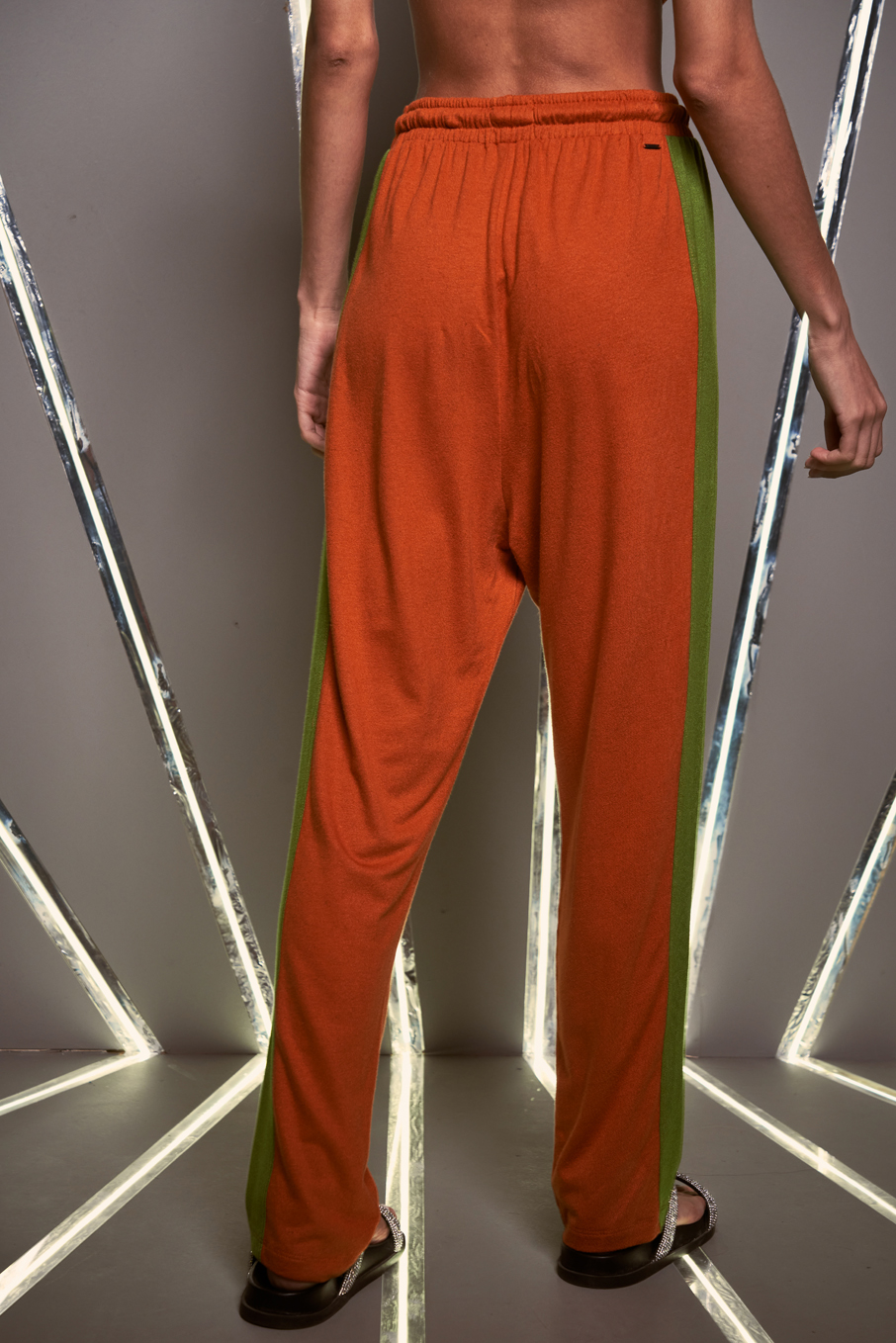 CALÇA LINHO M ORANGE AND GREE