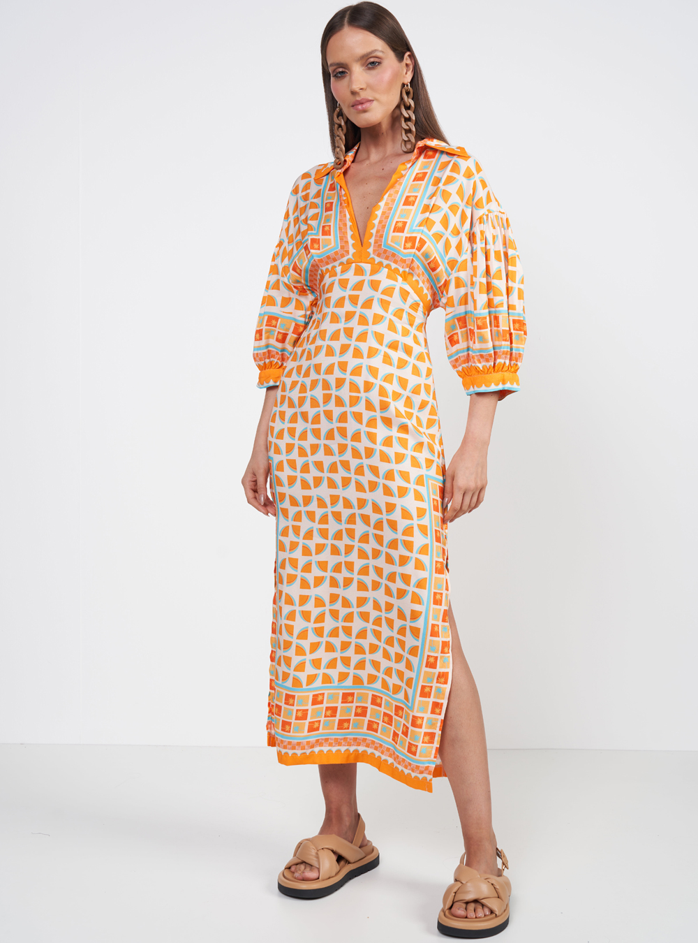 VESTIDO ESTAMPADO G COQUEIROS II