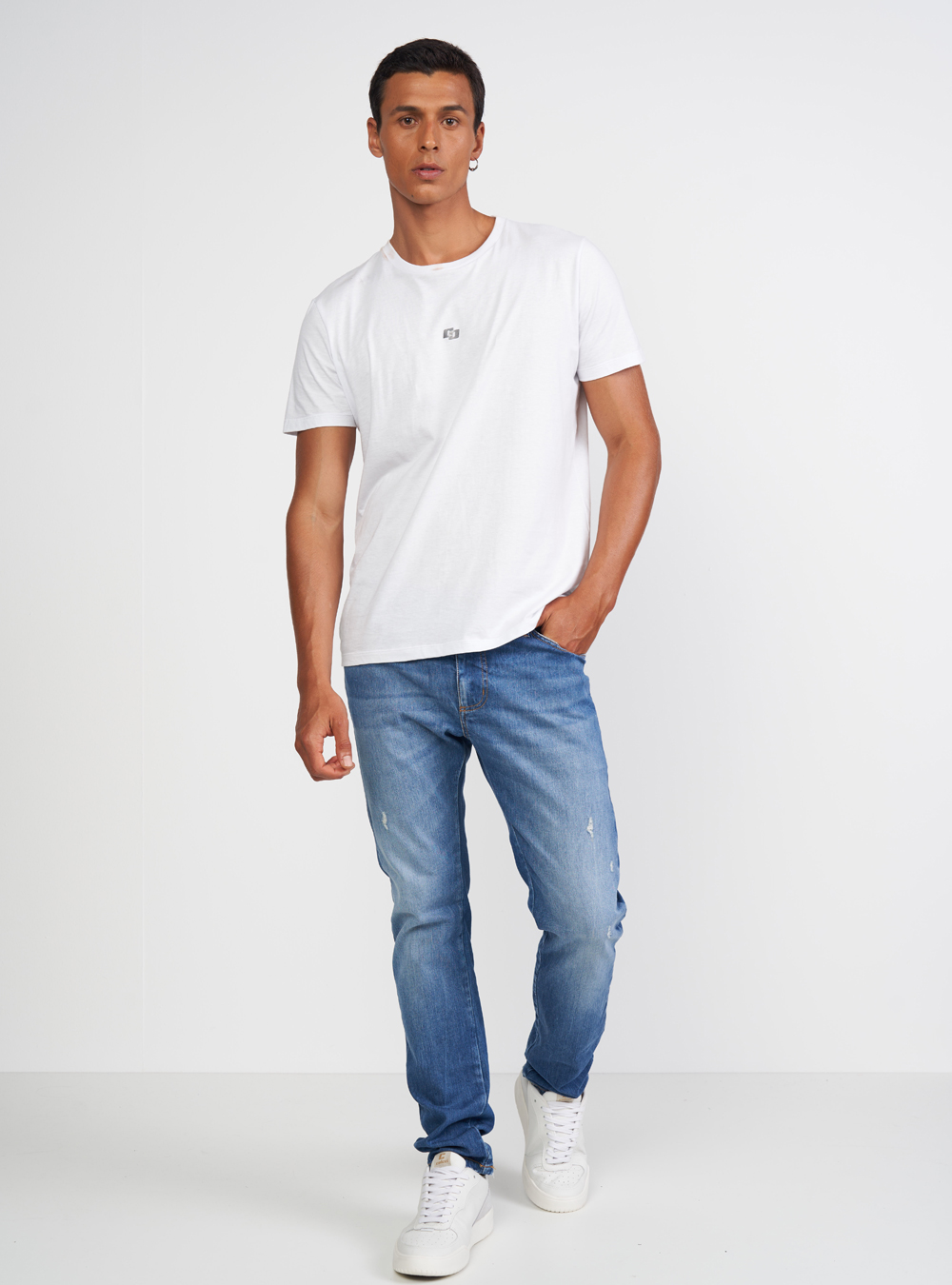 CALÇA JEANS FELIPE SKINNY 50 INDIGO
