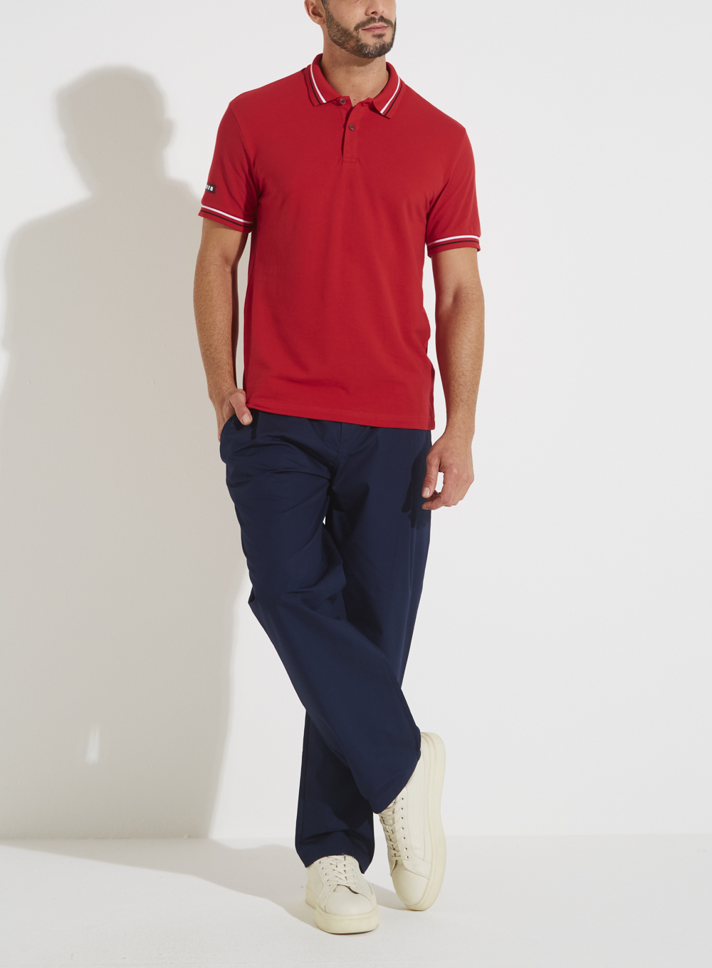 POLO FORUM M VERMELHO SPARKLY