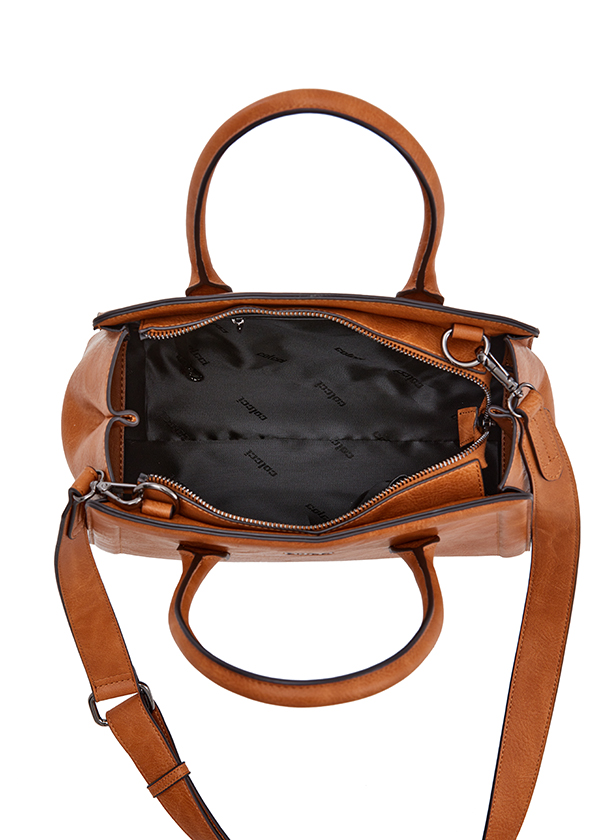 BOLSA FEM COLCCI TOTE TEXTURA U AMARELO LUMINAD
