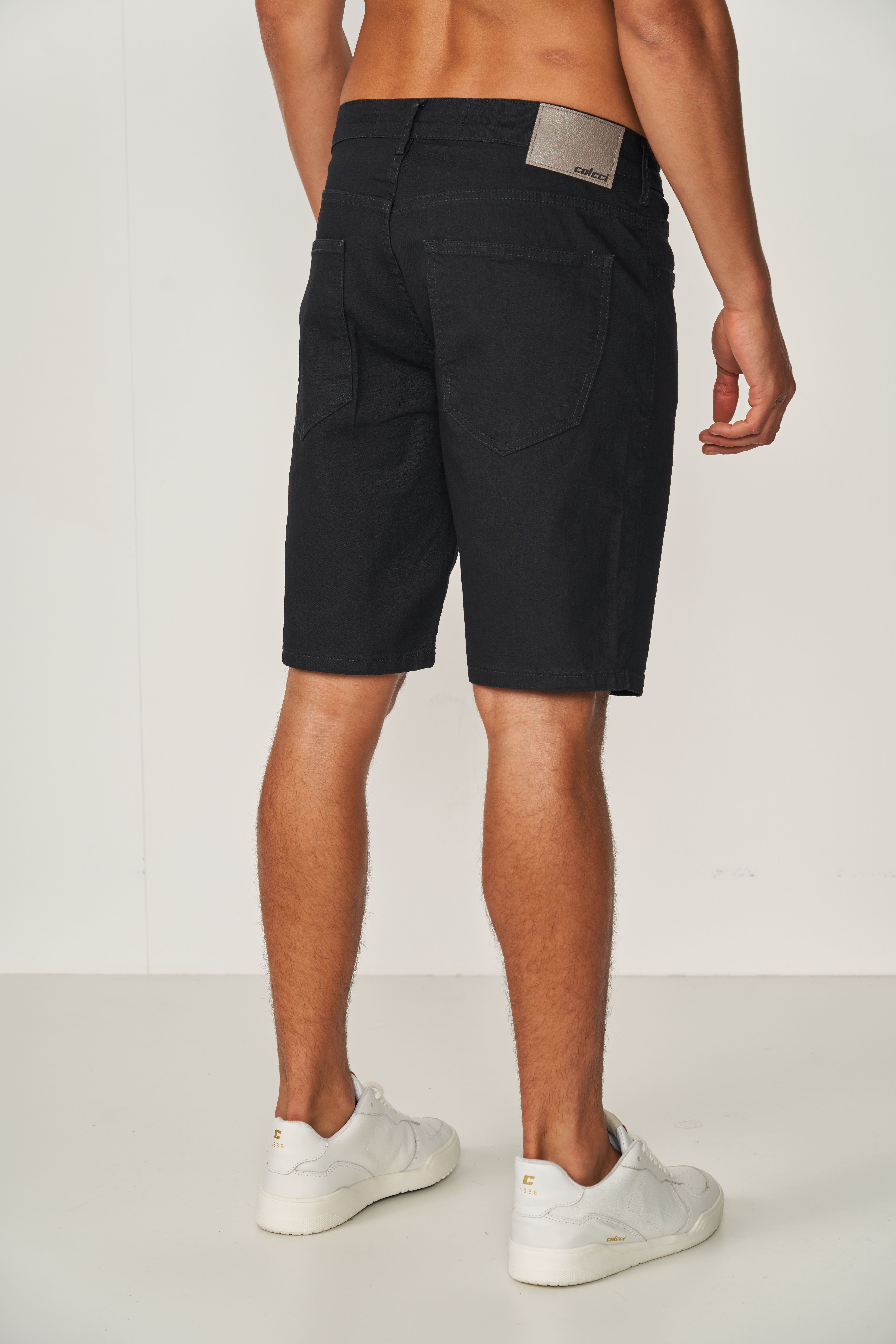 BERMUDA JEANS DAVI 36 IND.PRETO