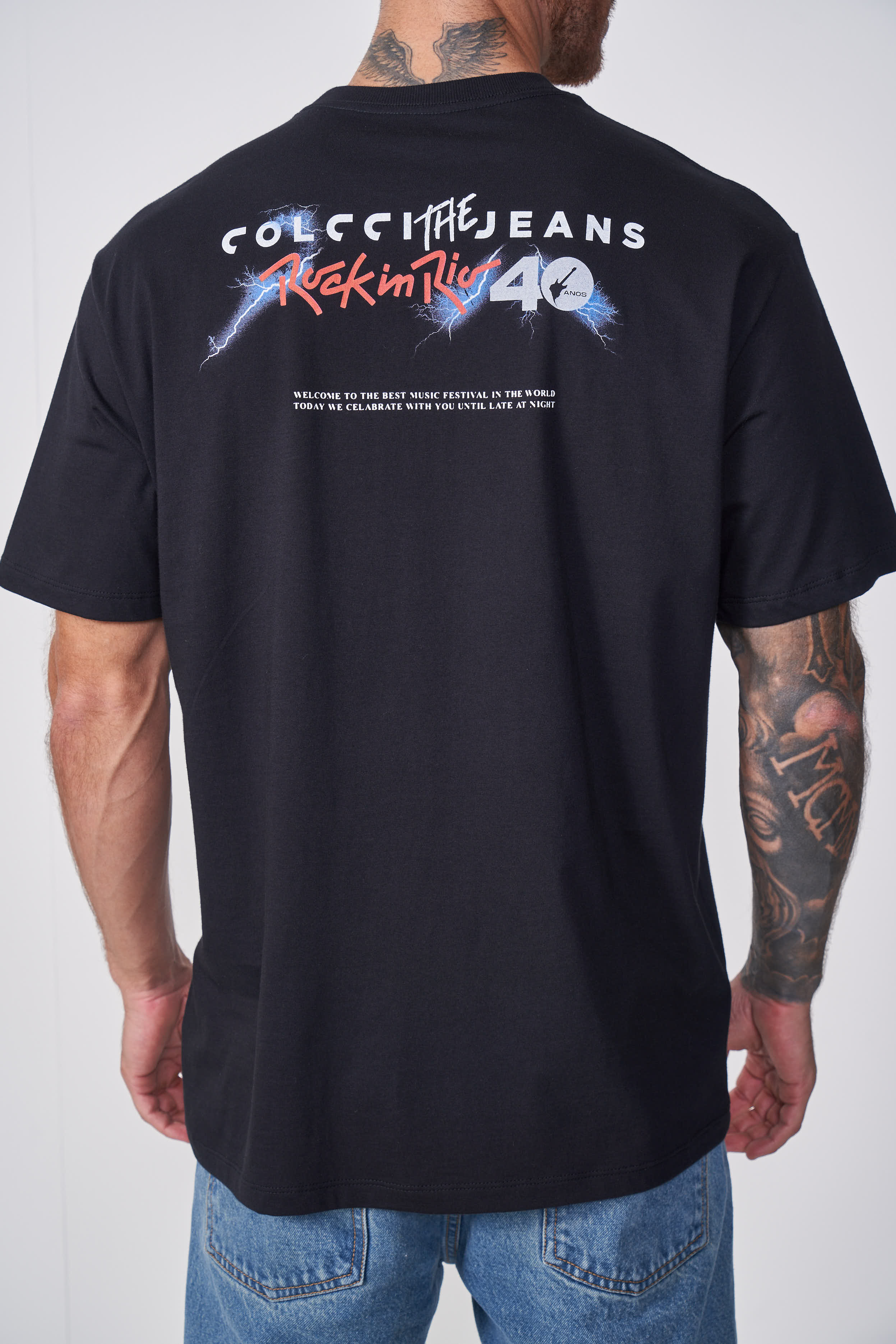 CAMISETA COLCCI JEANS G PRETO