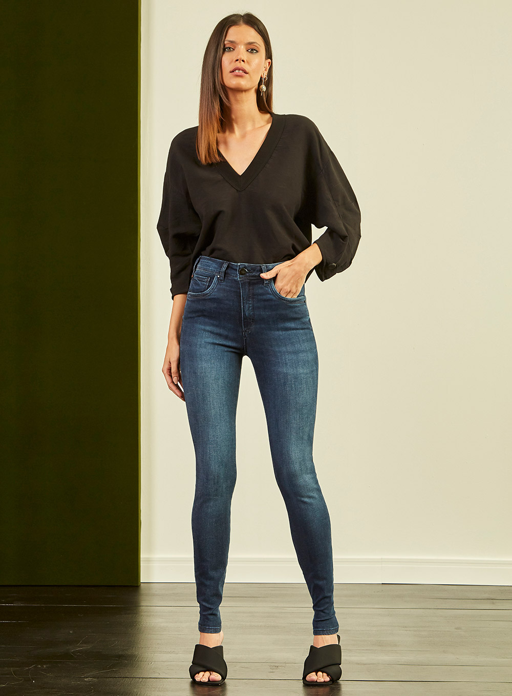 CALÇA JEANS MARISA 2 SKINNY 34 INDIGO