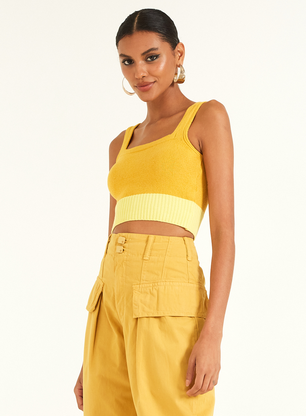 TOP TRICÔ G AMARELO DJOW