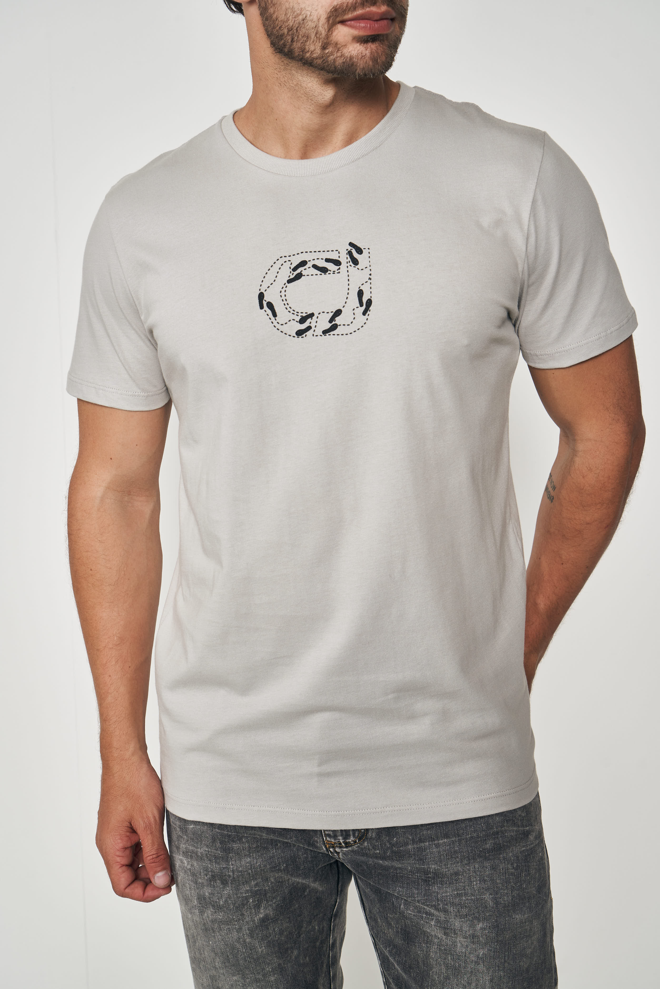CAMISETA COLCCI JEANS G CINZA FLINT GRAY