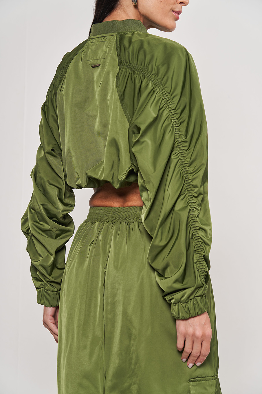 JAQUETA NYLON PP VERDE LIVAS