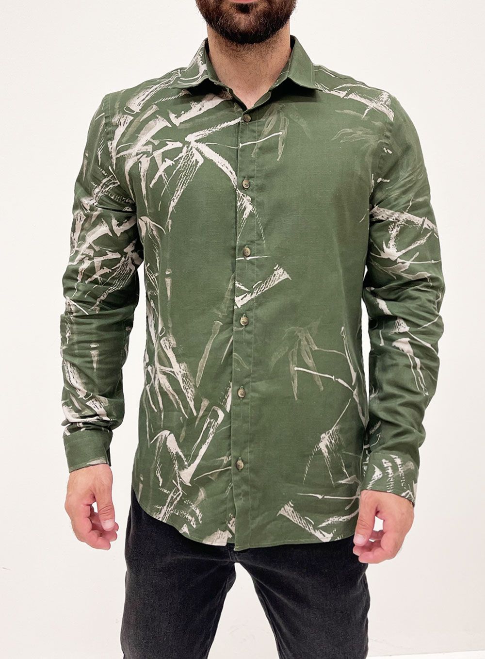 CAMISA ESTAMPADA RELAX M BAMBOO