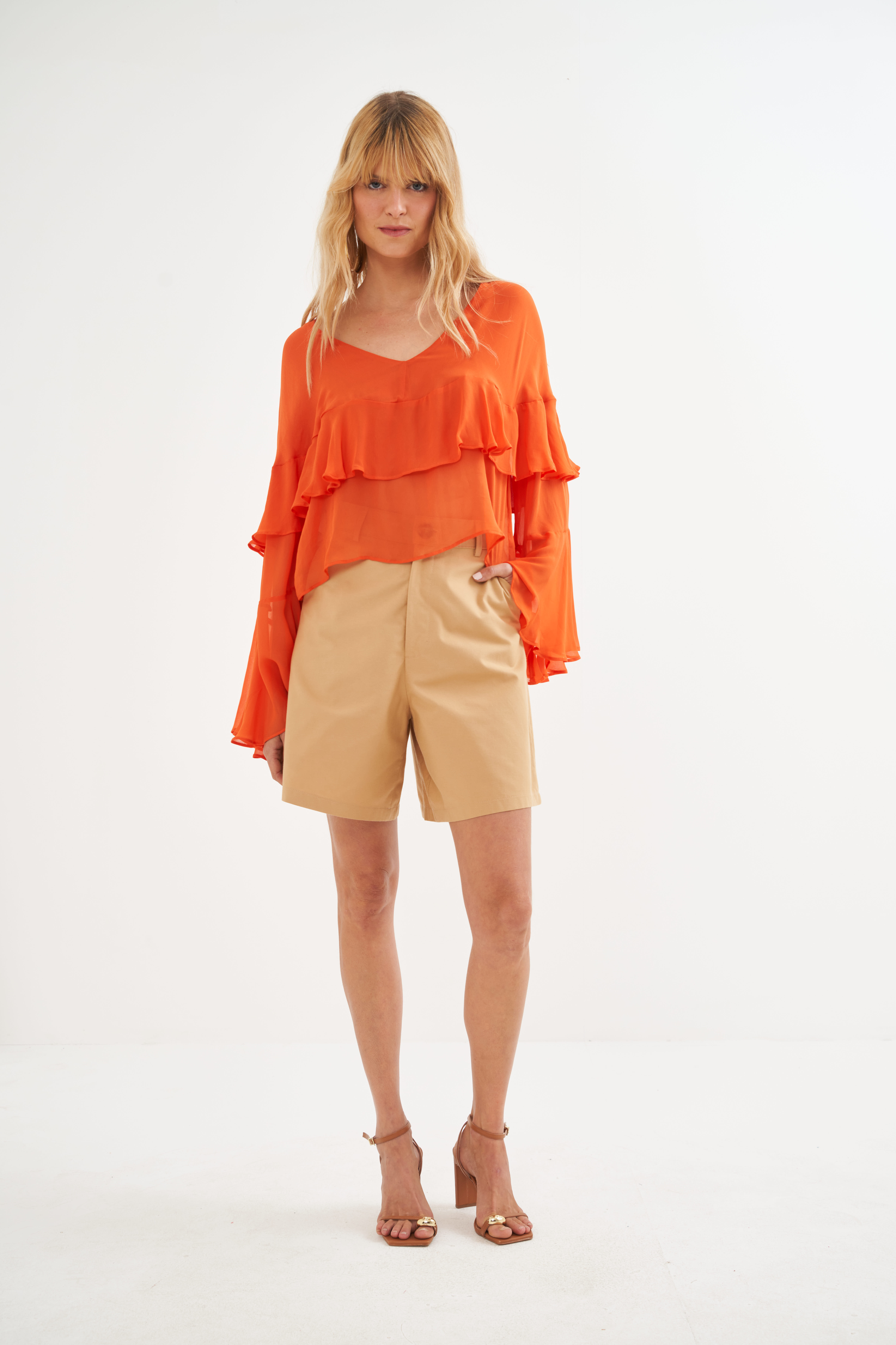 BLUSA COLCCI M LARANJA PARADISIACO