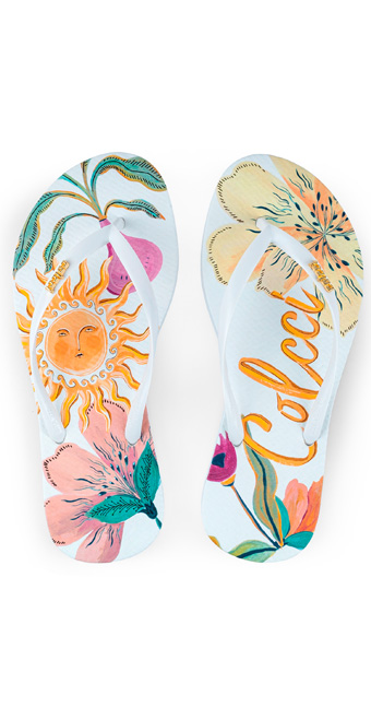 CHINELO FEM COLCCI SUMMER BREEZE 35-36 BRANCO