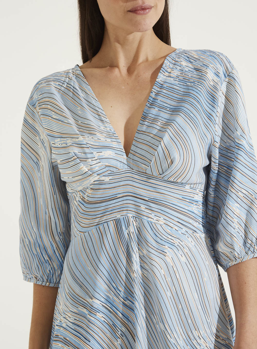 VESTIDO LINHO ESTAMPADO M REFLEXO