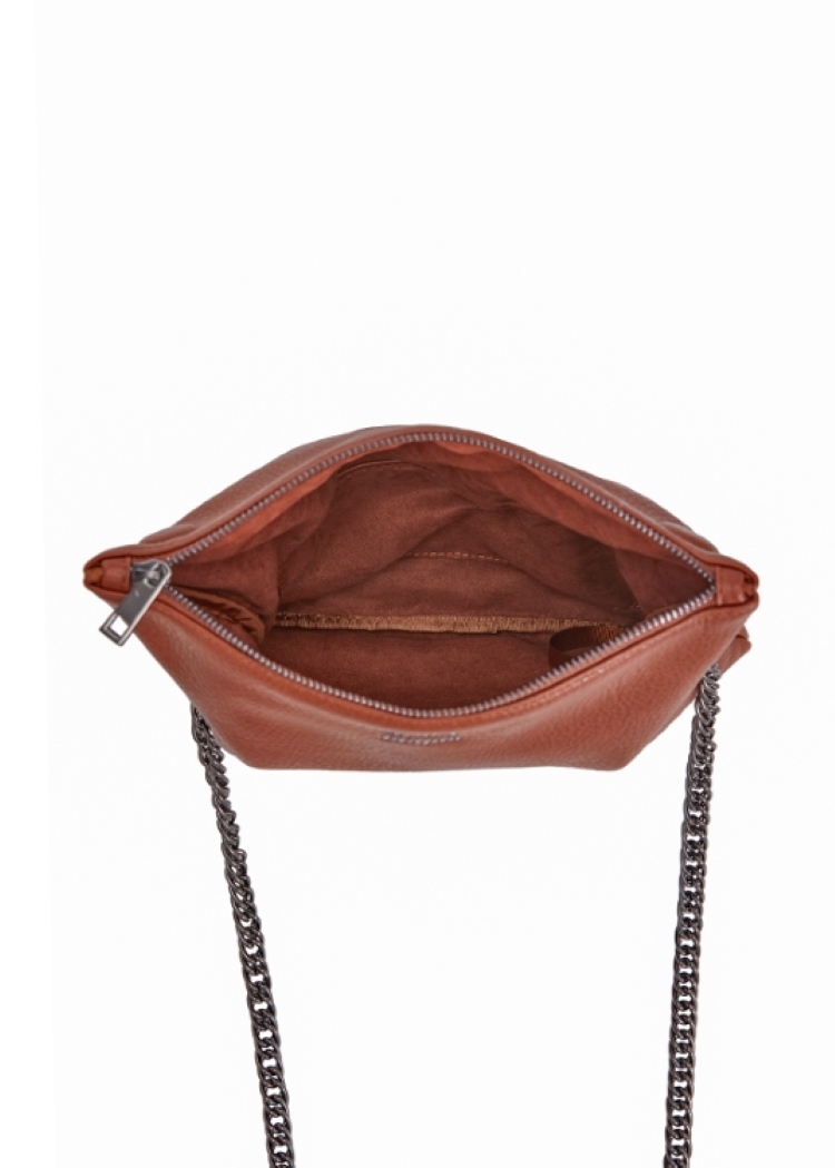 BOLSA COLCCI FEM CLUTCH SOFT TEXTURA U BEGE TAUPE