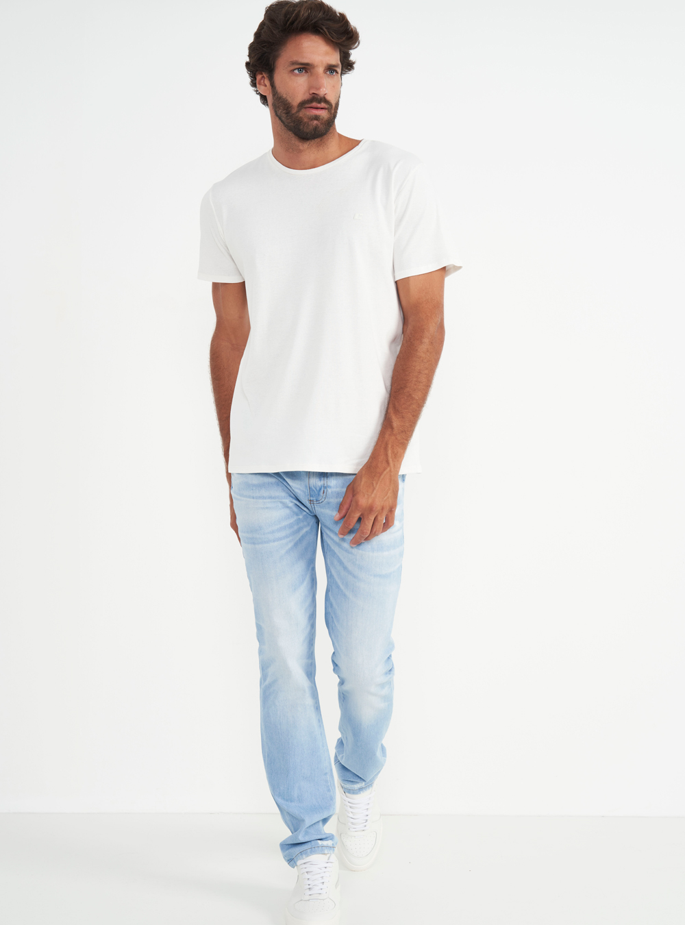 CALÇA JEANS ALEX SLIM 46 INDIGO