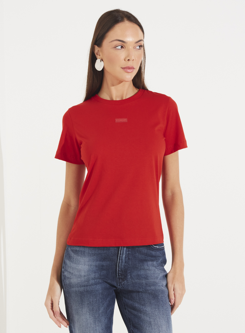 CAMISETA FORUM GG VERMELHO SPARKLY