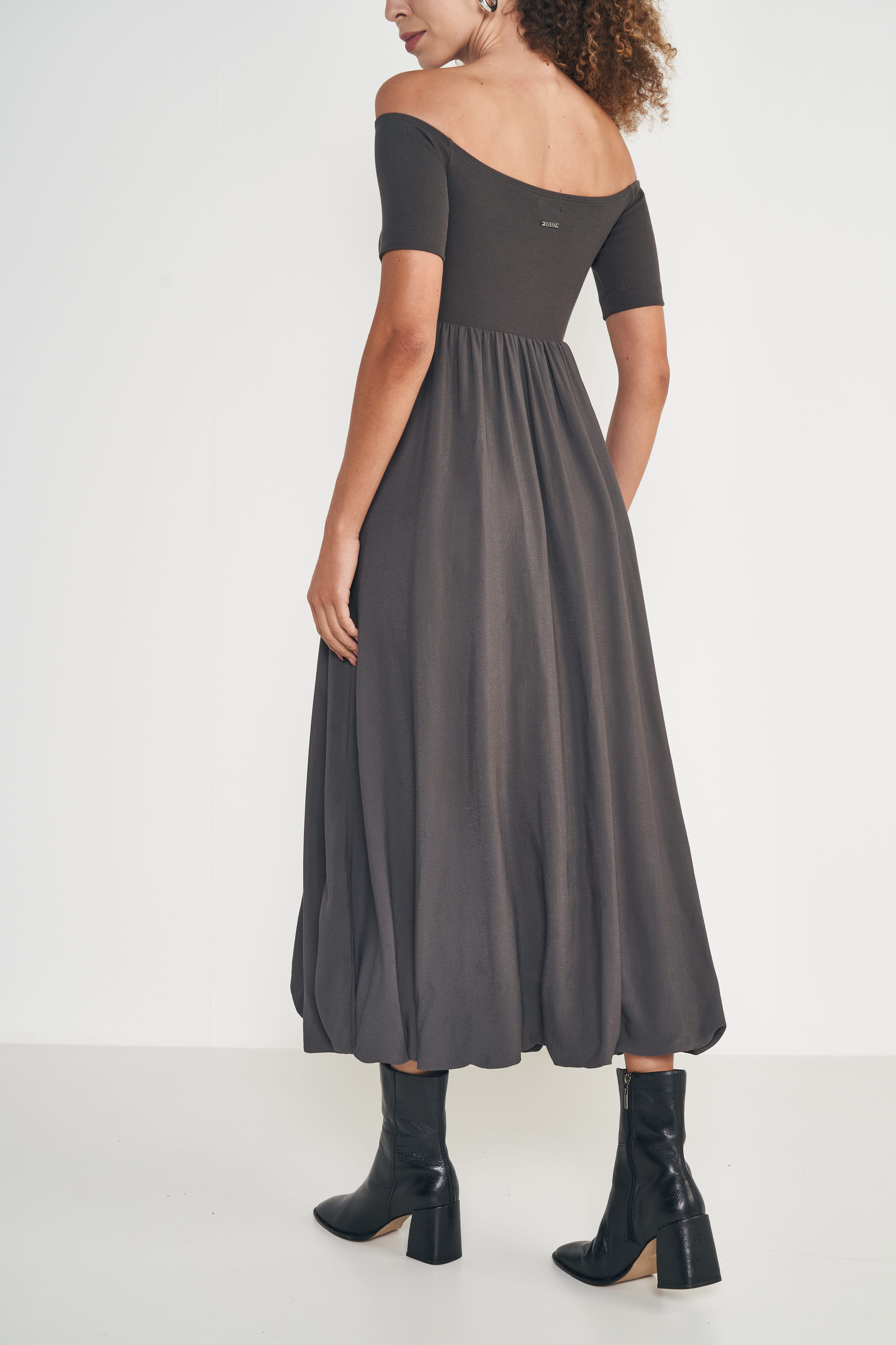 VESTIDO COLCCI M CINZA MOONQUAKE