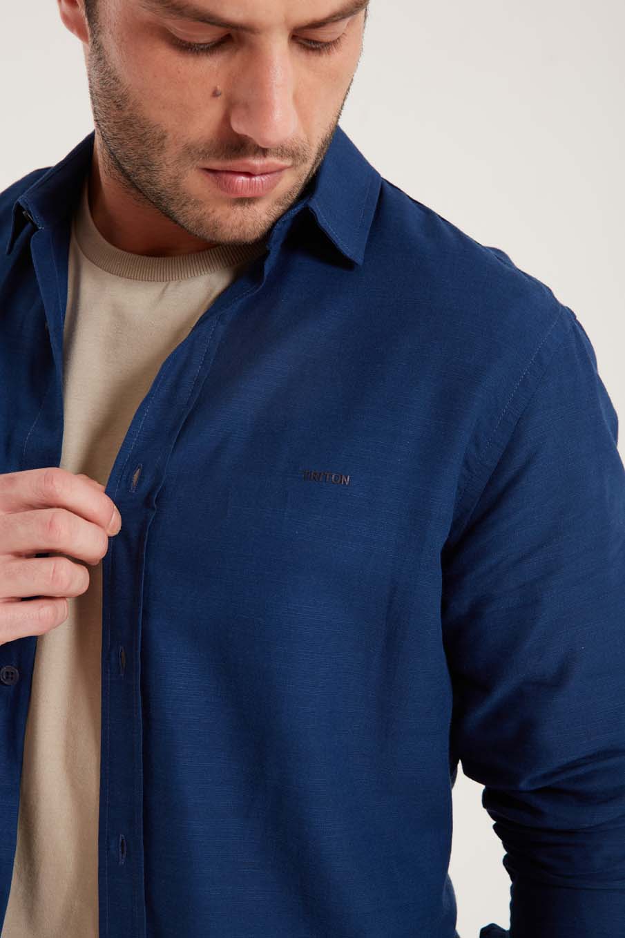 CAMISA CASUAL GG PRETO