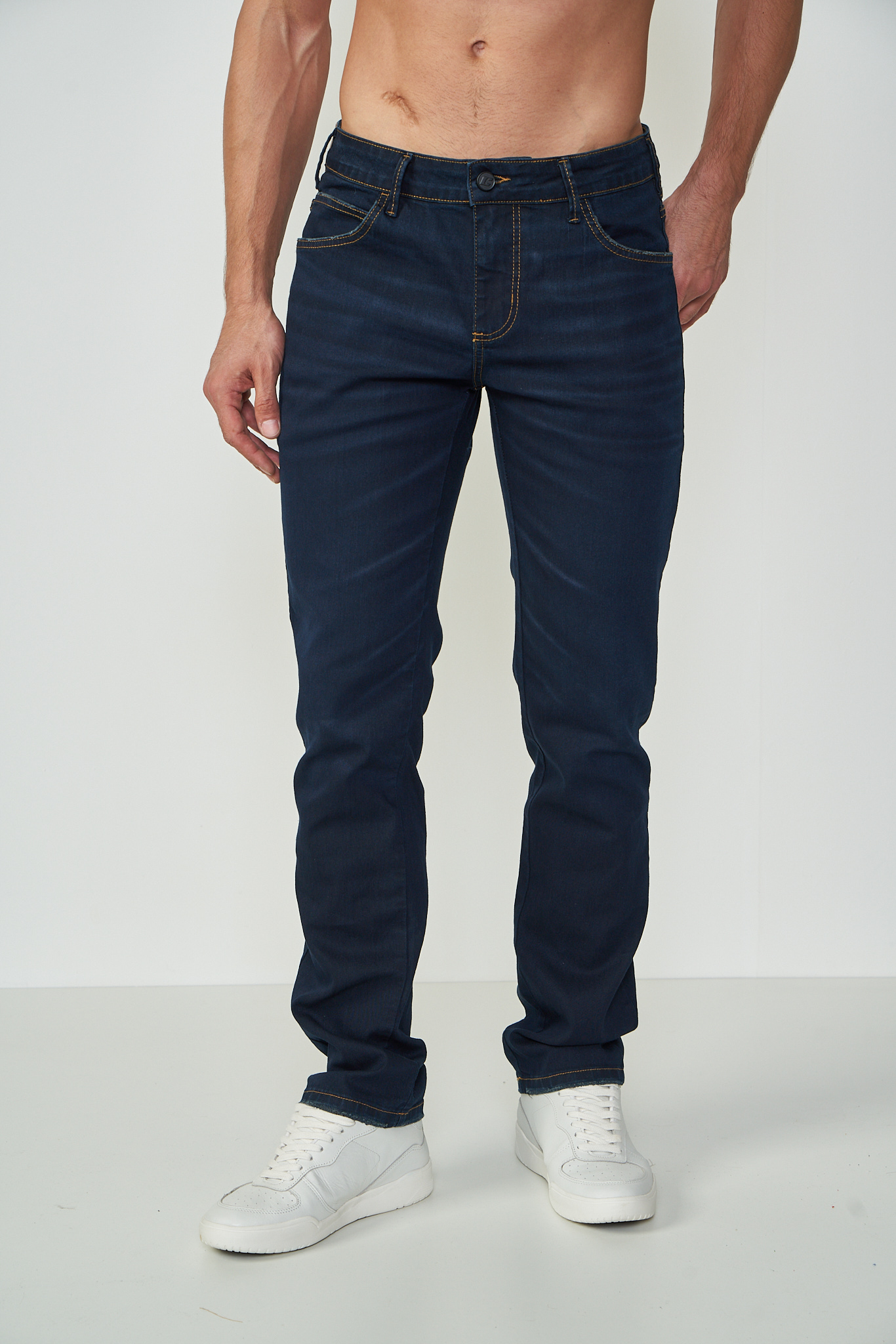 CALÇA JEANS ALEX SLIM 48 INDIGO