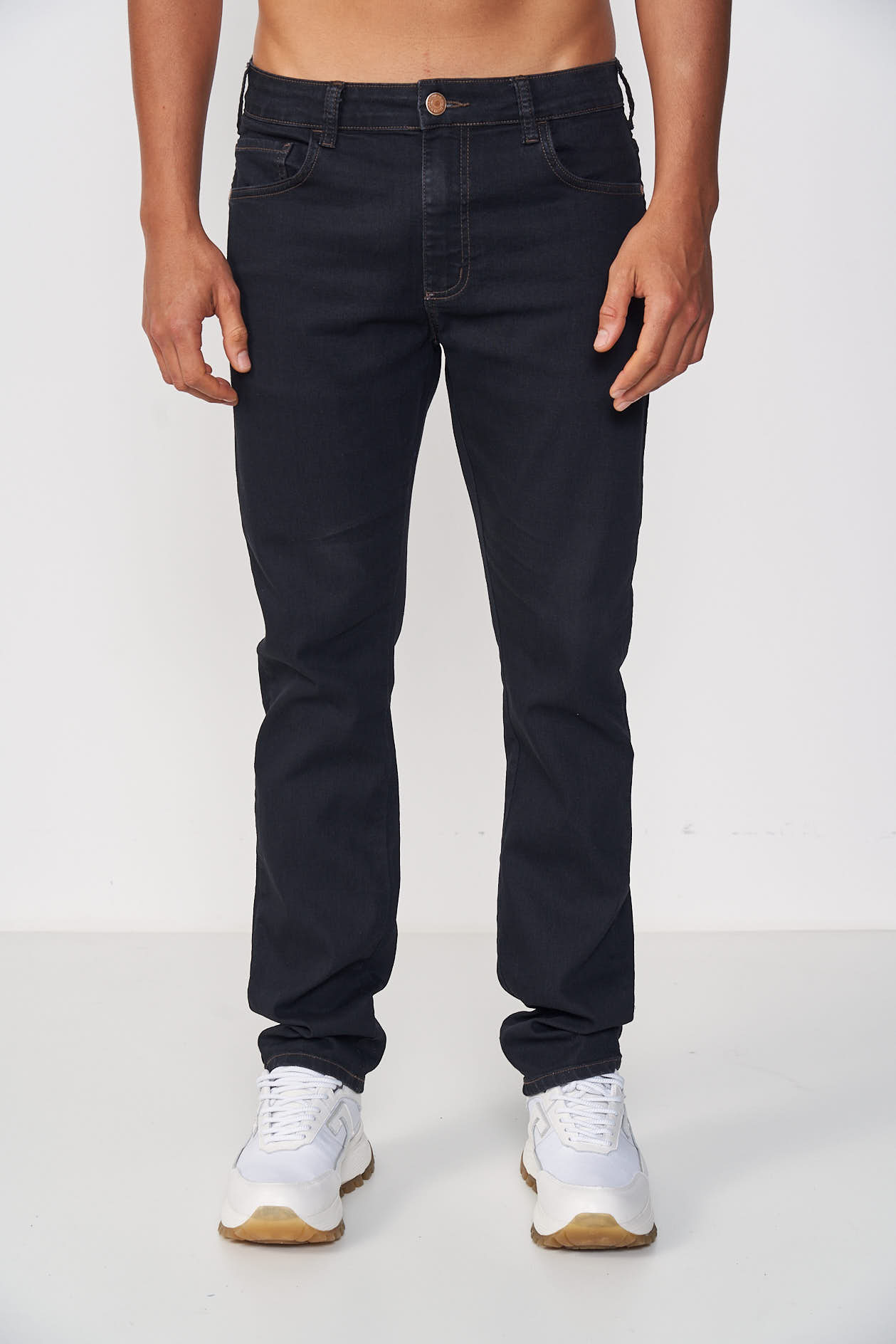 CALÇA JEANS AMSTERDAM 38 IND.PRETO
