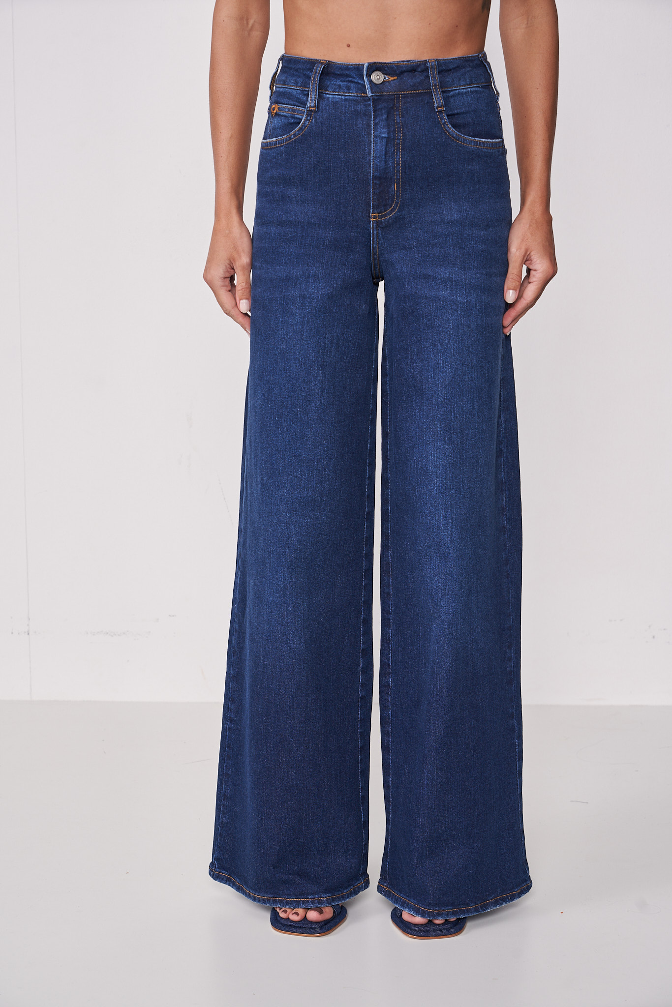 CALÇA JEANS SILVIA 42 INDIGO