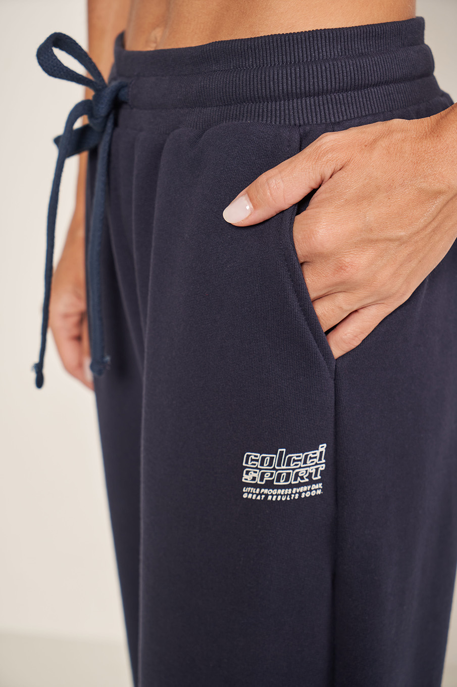 CALÇA MOLETOM G AZUL LIFE