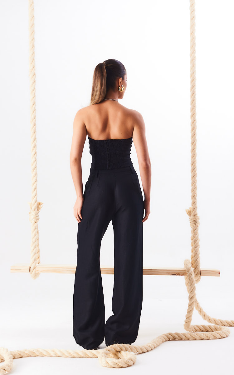 CALÇA LINHO COM APLICAÇÃO M OFF SHELL