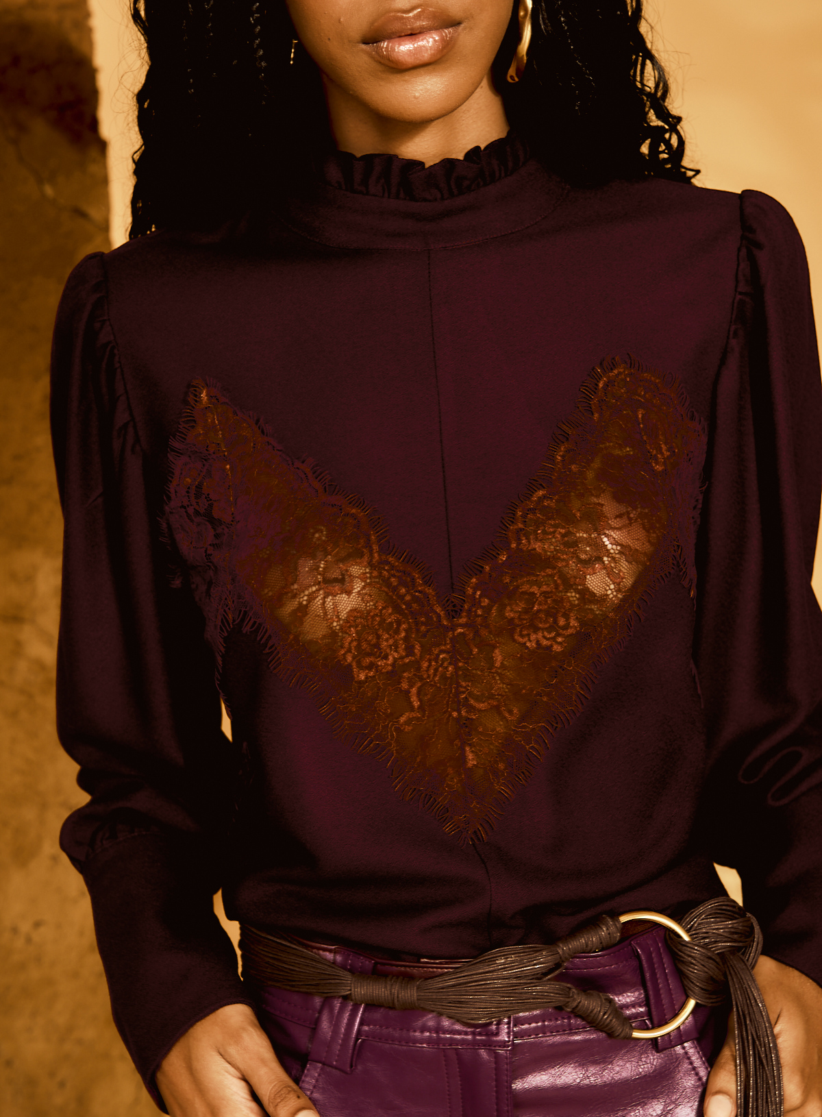 BLUSA ISY P MARROM MALFITANO