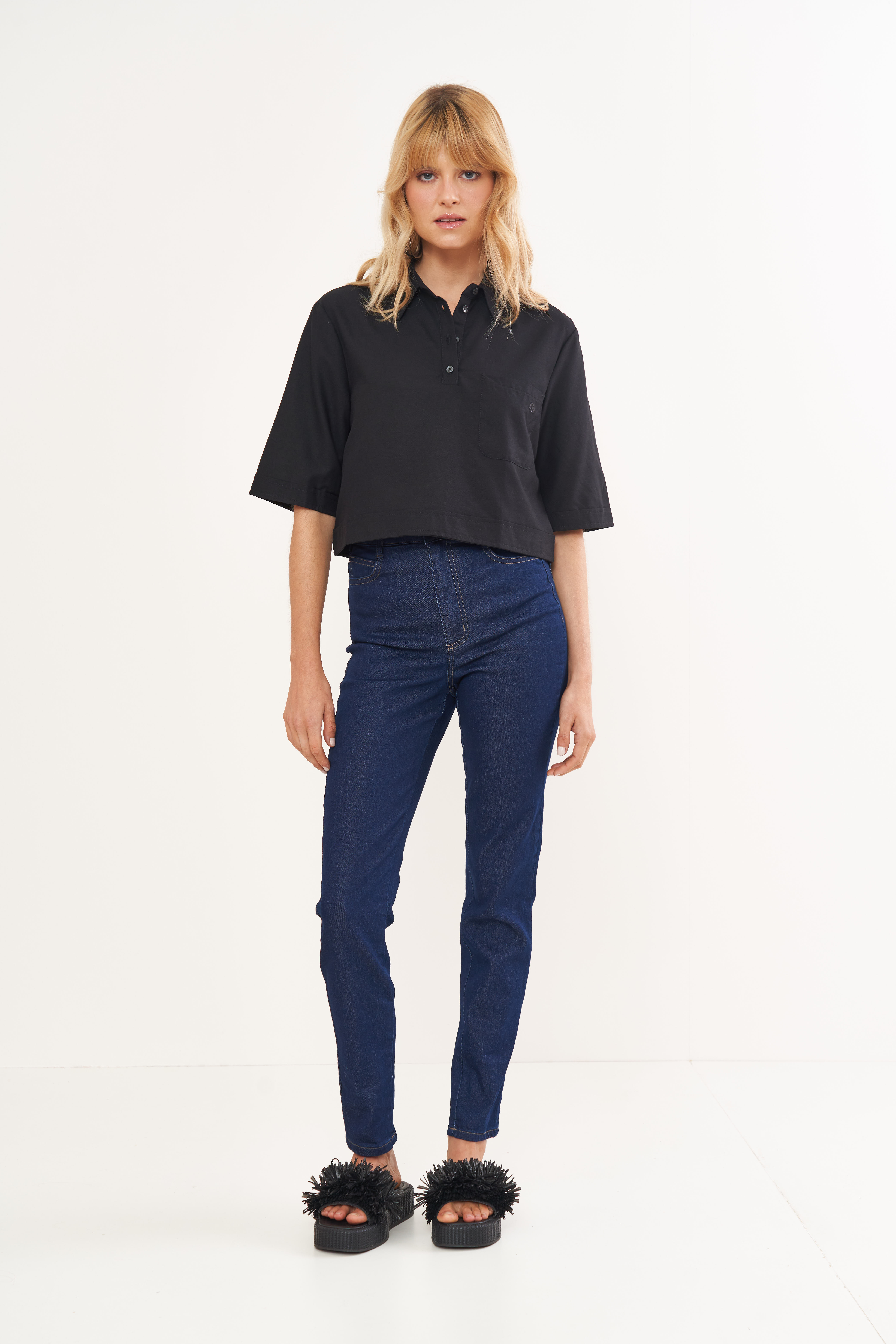 CALÇA JEANS MADRID STRETCH 38 INDIGO