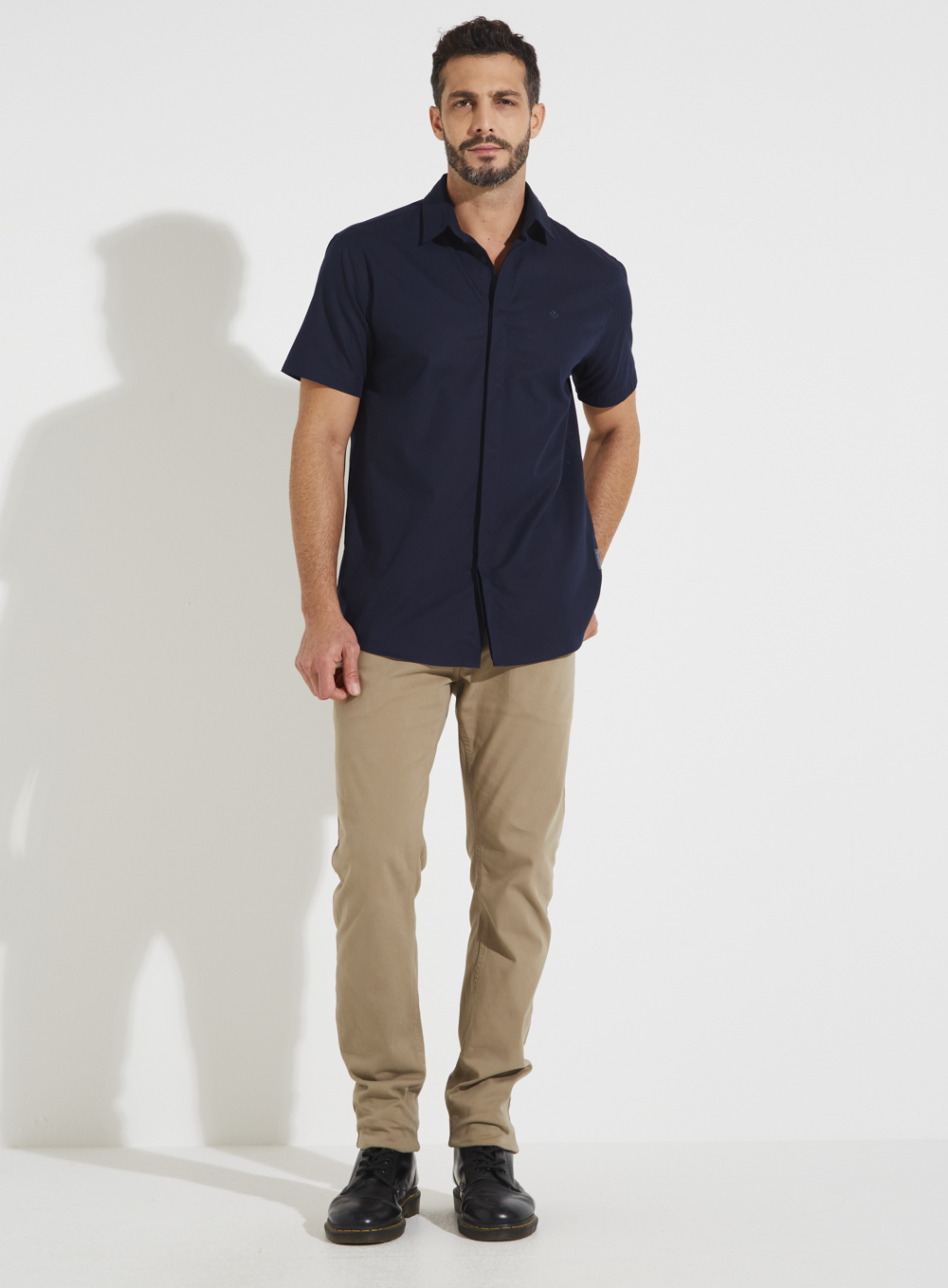 CAMISA RELAX M AZUL OLYMPIC