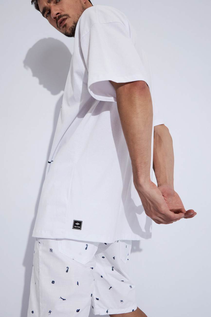 CAMISETA ESTAMPADA M BRANCO