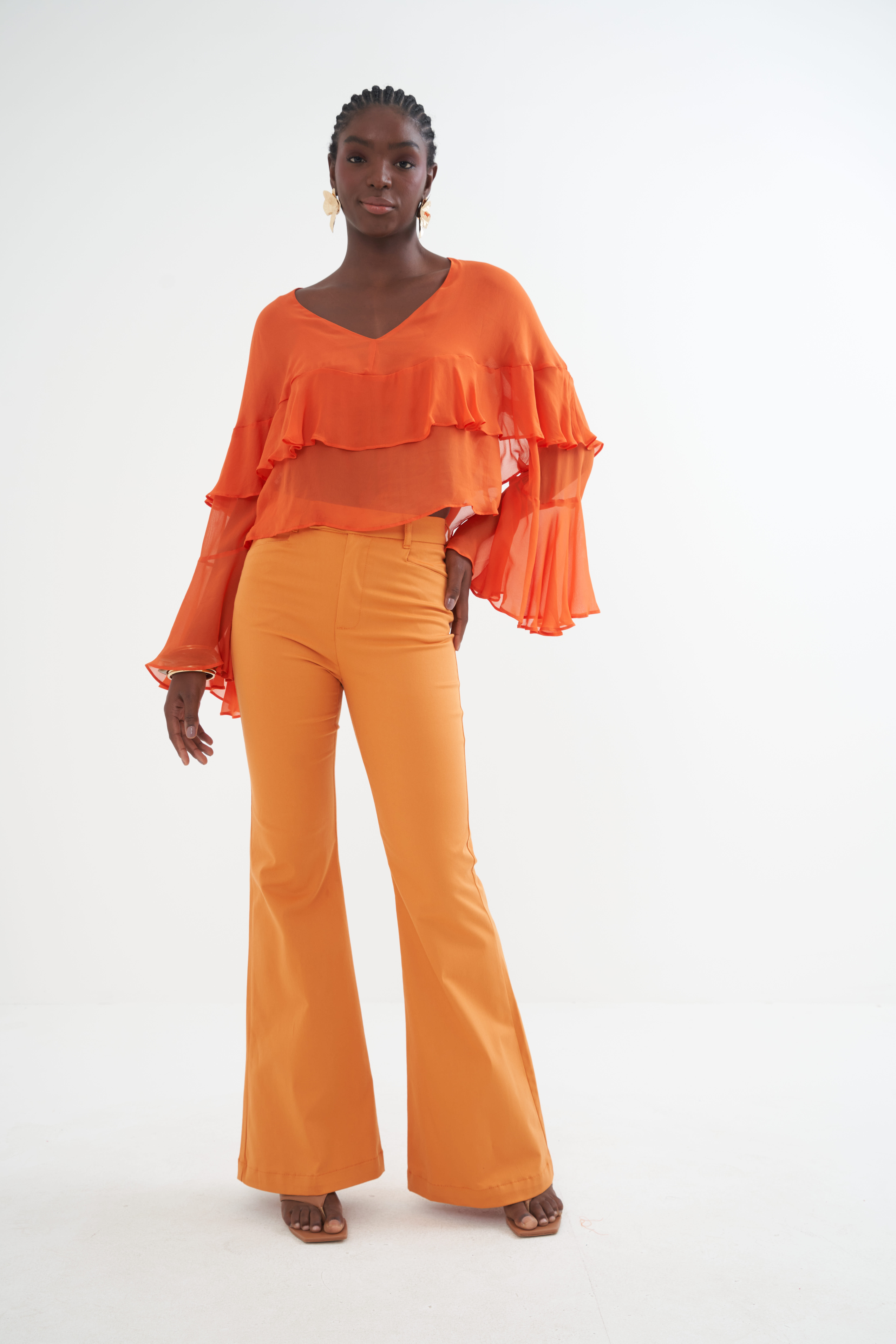 CALÇA COLCCI 40 LARANJA PARADISIACO