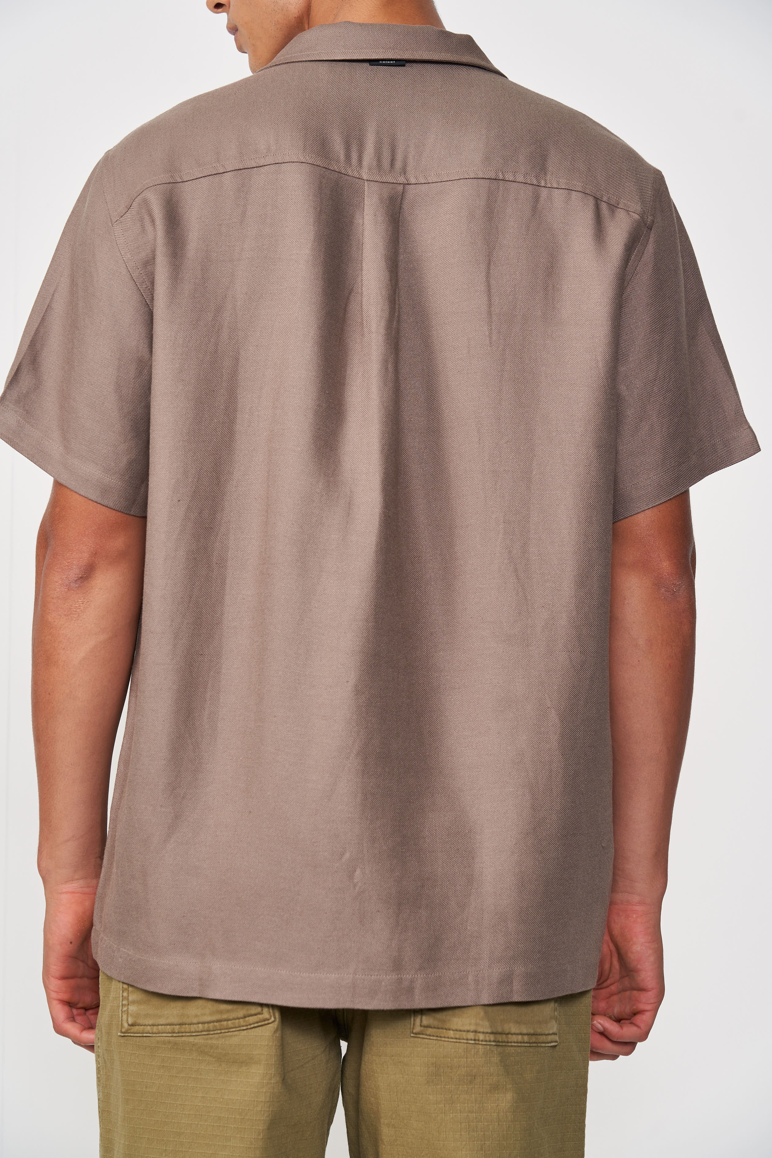 CAMISA LINHO M MARROM WOLF