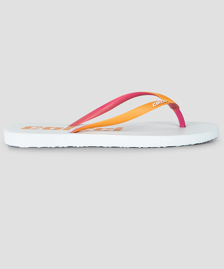 CHINELO FEM COLCCI BIG LOGO 35-36 BRANCO