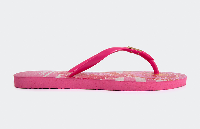 CANC CHINELO FEM COLCCI FLORAL 37-38 ROSA CRASIA