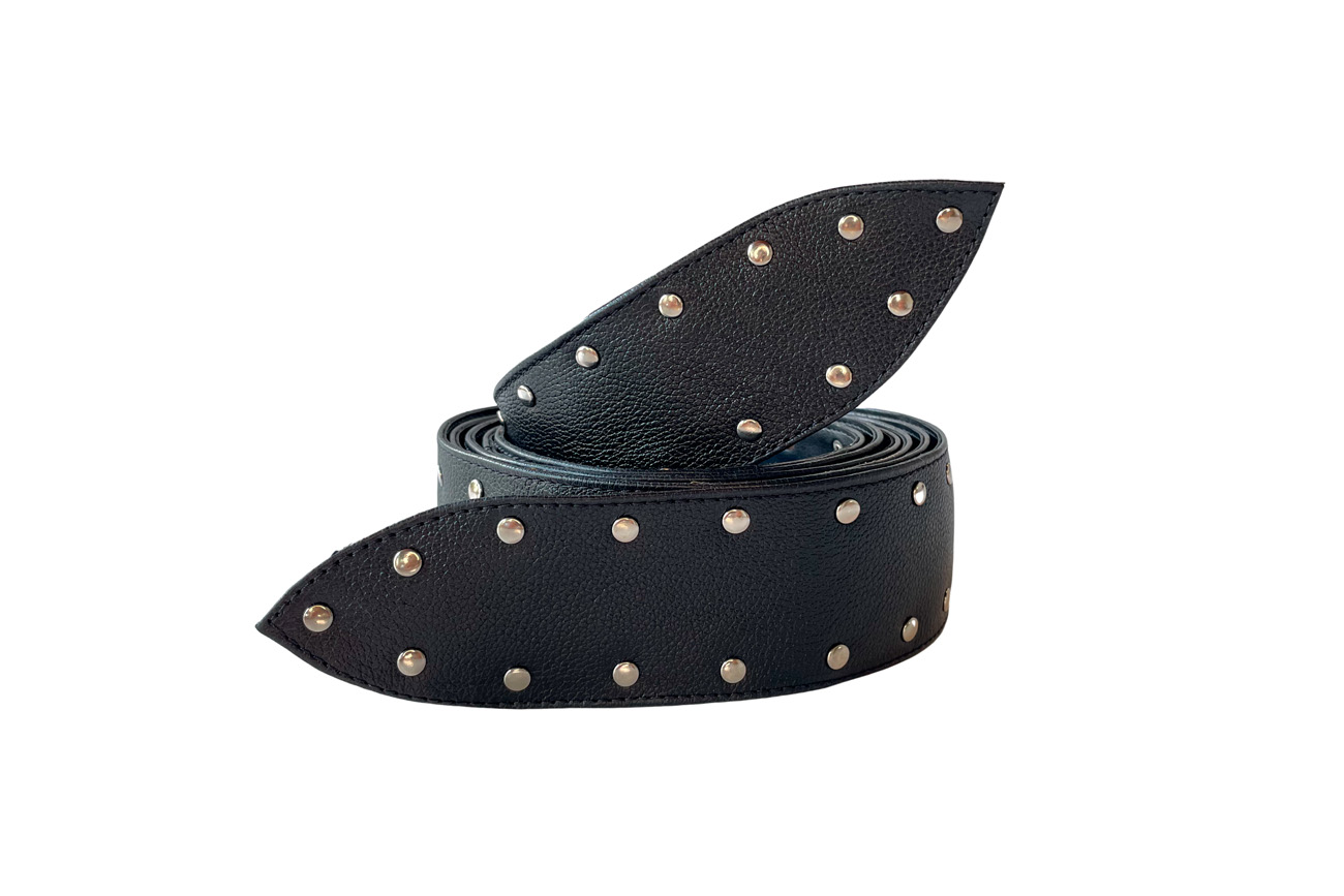 CINTO COLCCI FAIXA COM TACHAS U CARAMELO