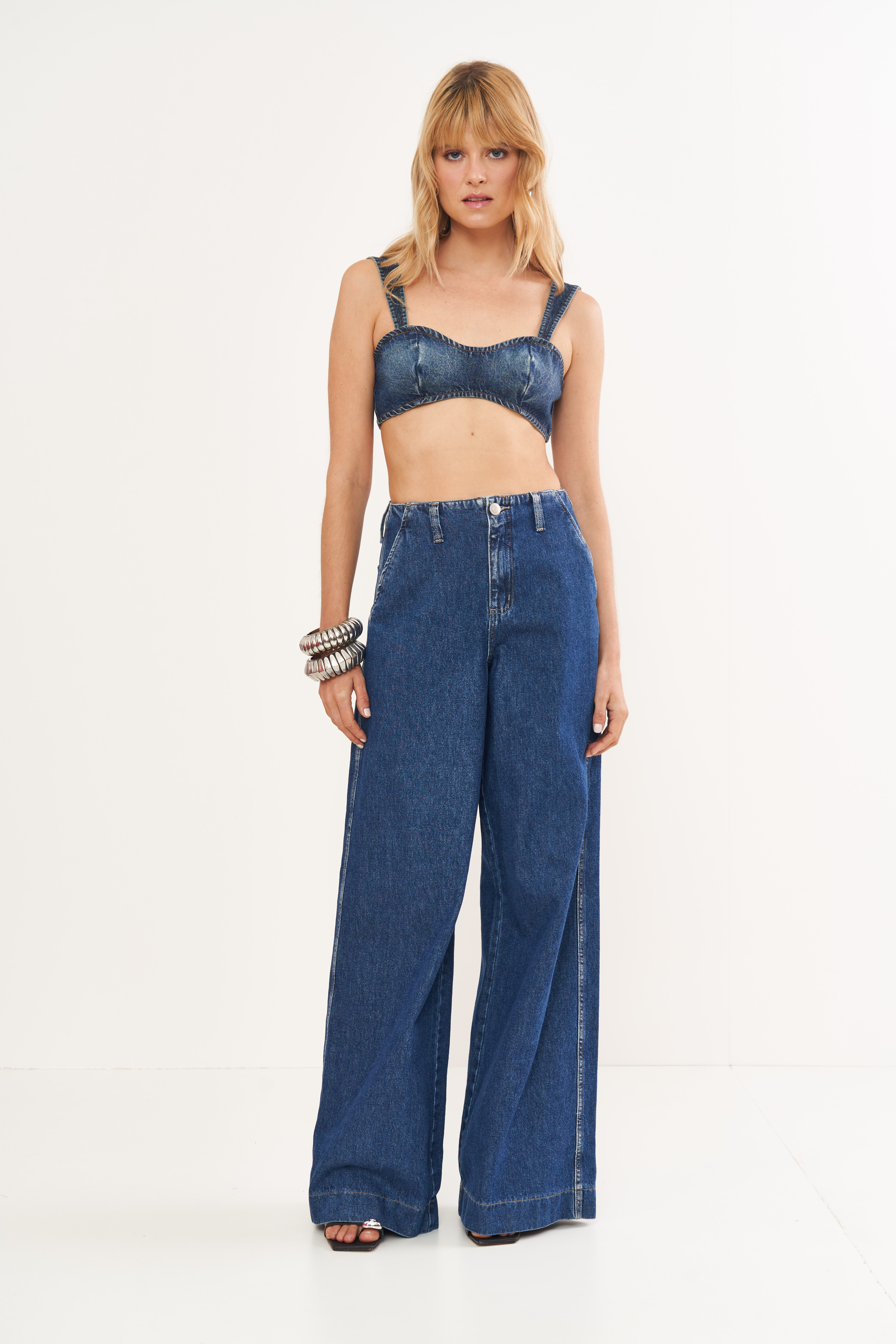 TOP JEANS M INDIGO