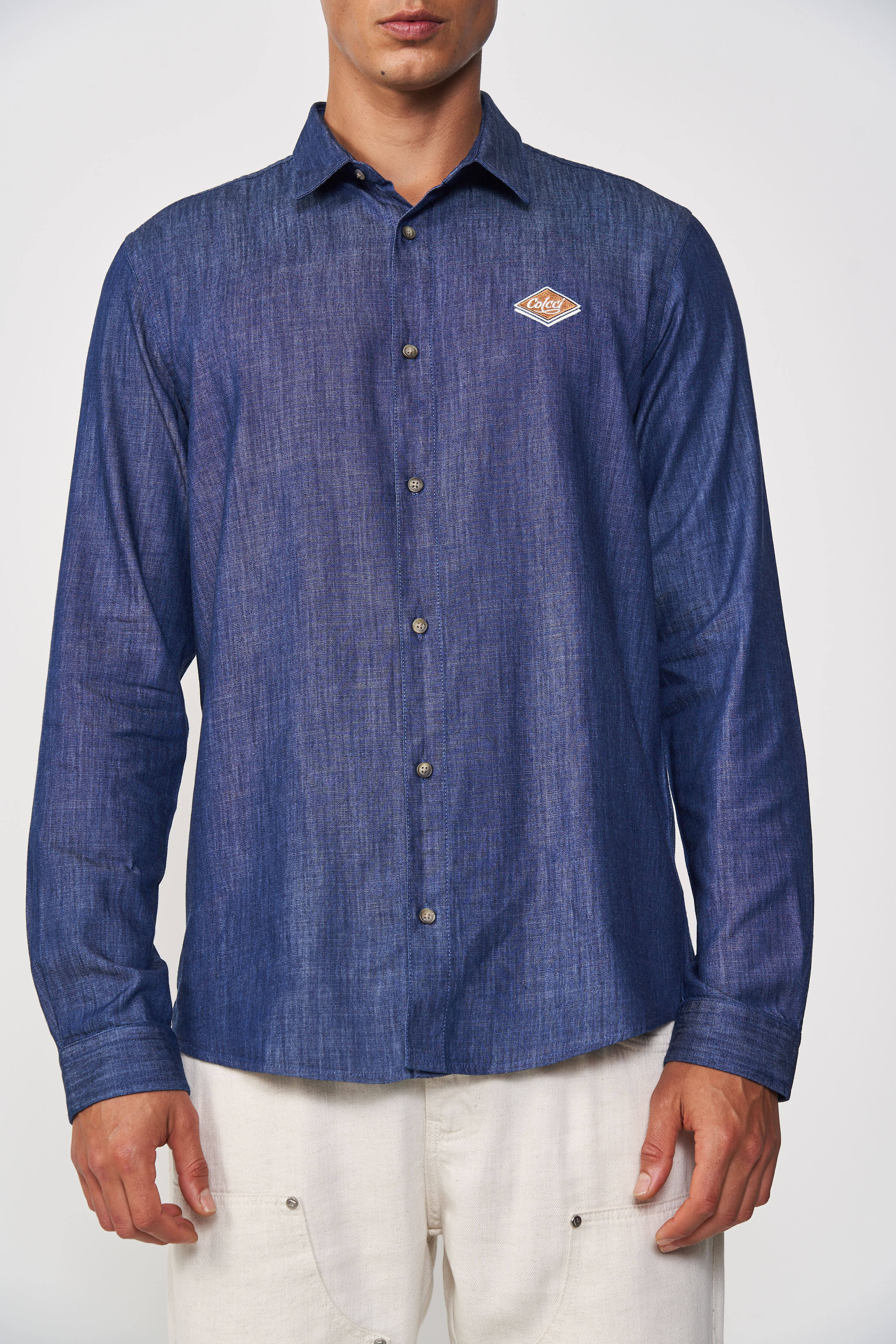 CAMISA JEANS RELAX P INDIGO