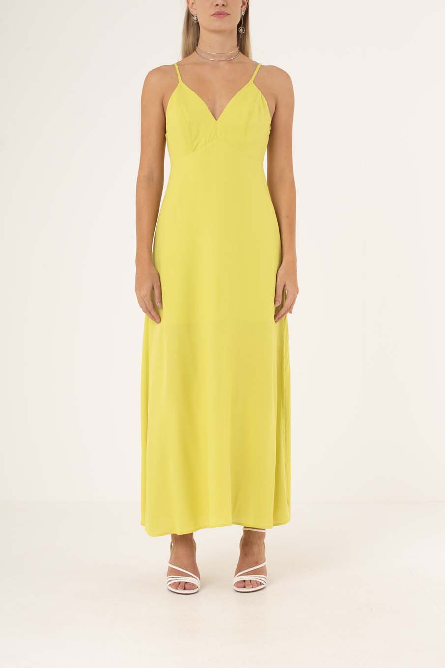 VESTIDO TRITON 40 VERDE SULPHUR
