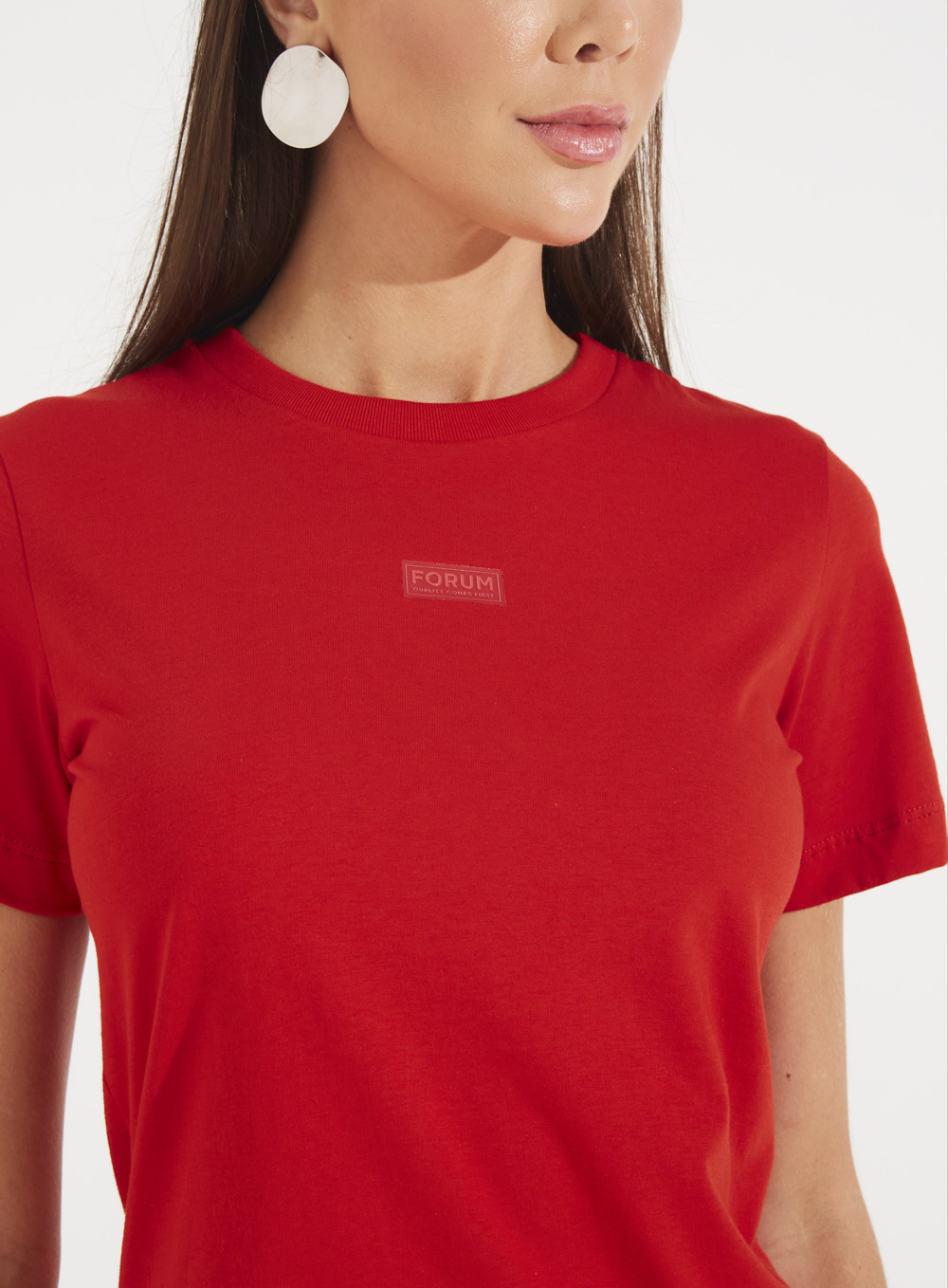 CAMISETA FORUM GG VERMELHO SPARKLY