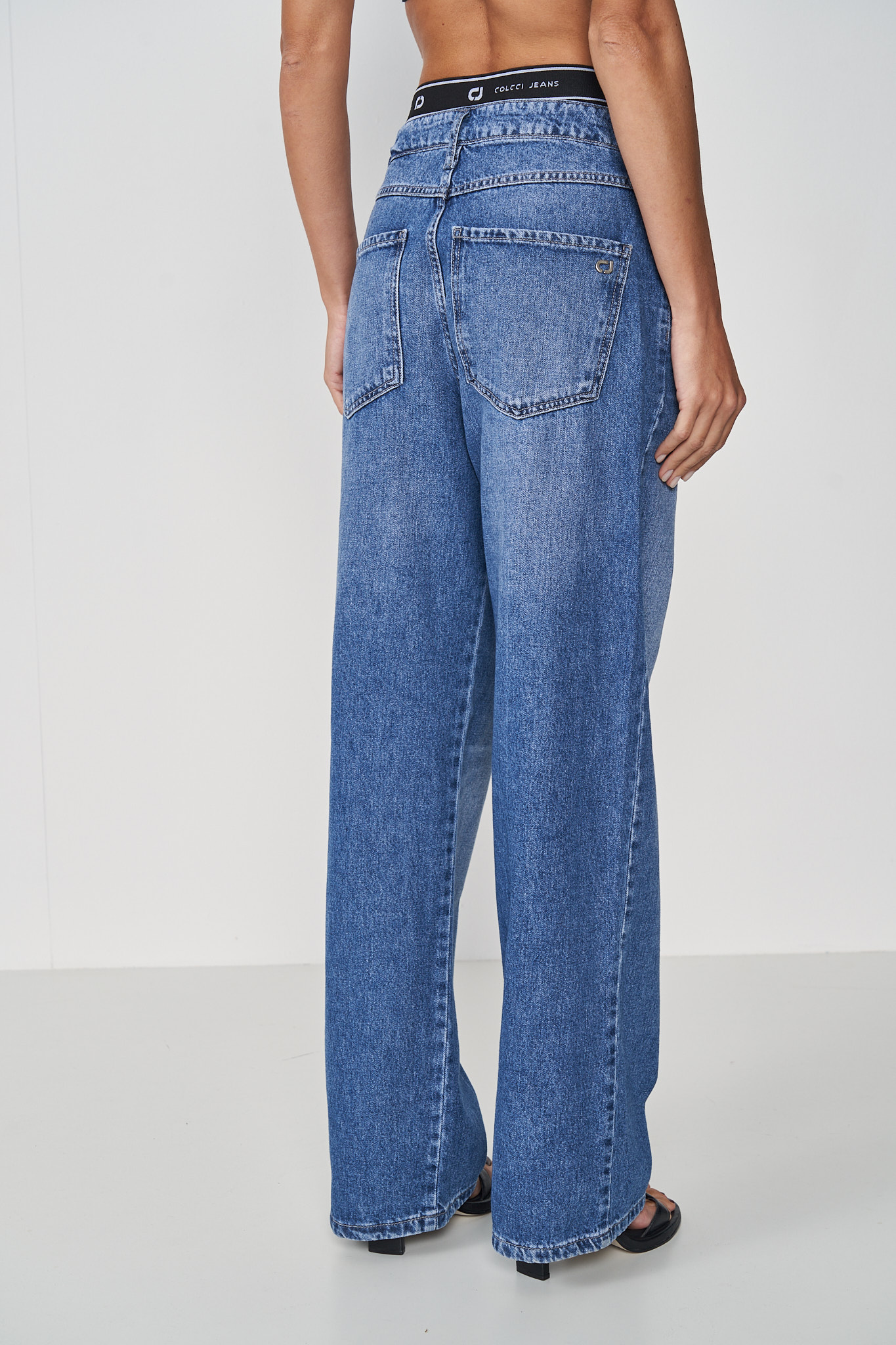 CALÇA JEANS BRUNA LOW 40 INDIGO