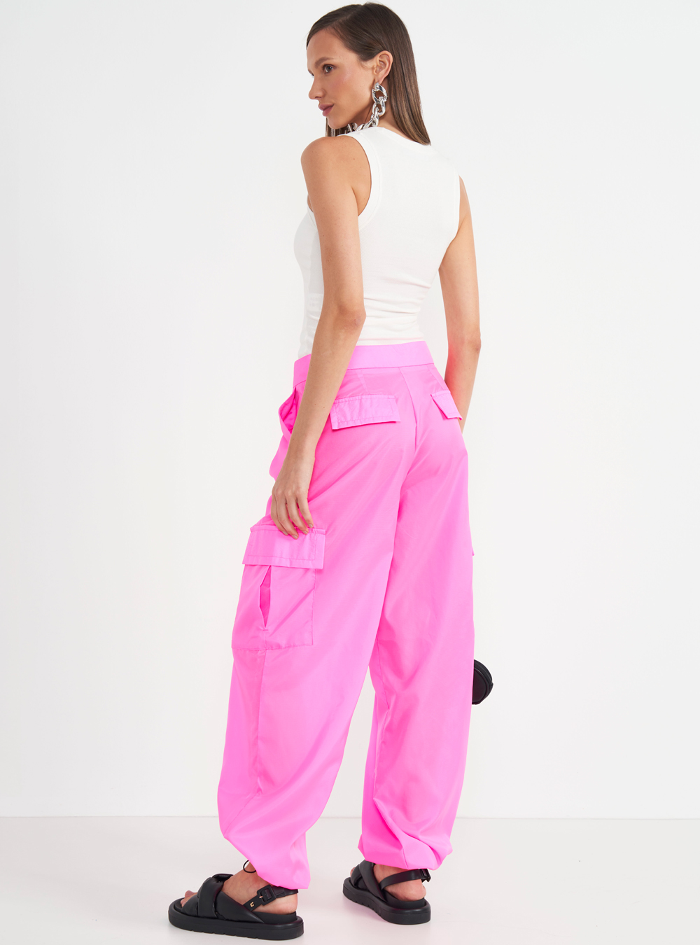 CALÇA COLCCI 40 ROSA GAMIS