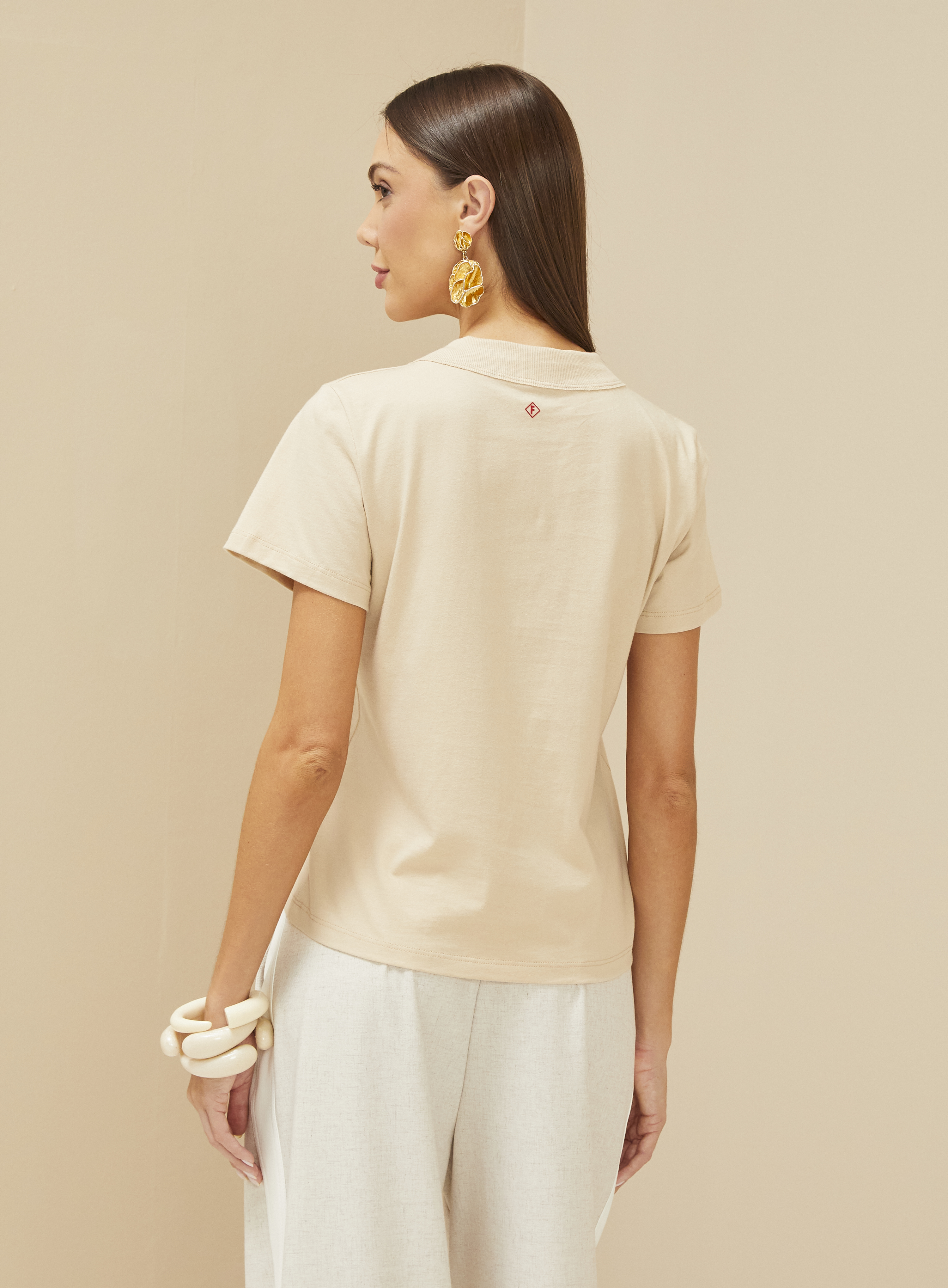 CAMISETA FORUM G BEGE PILAR