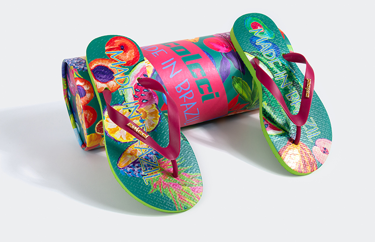 CHINELO FEM COLCCI REFRESCA 35-36 AMARELO LUMINAD
