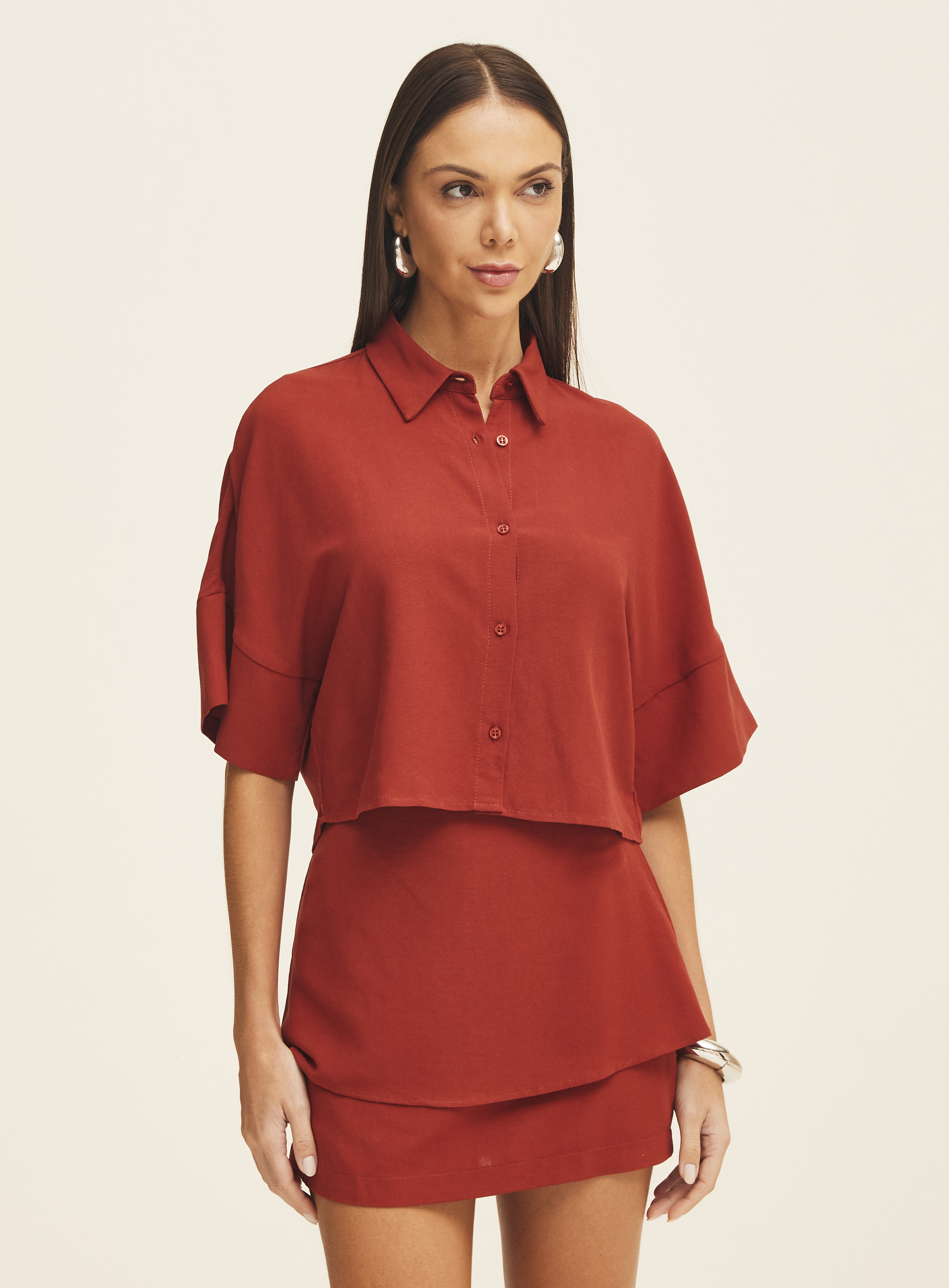 CAMISA LINHO G LARANJA