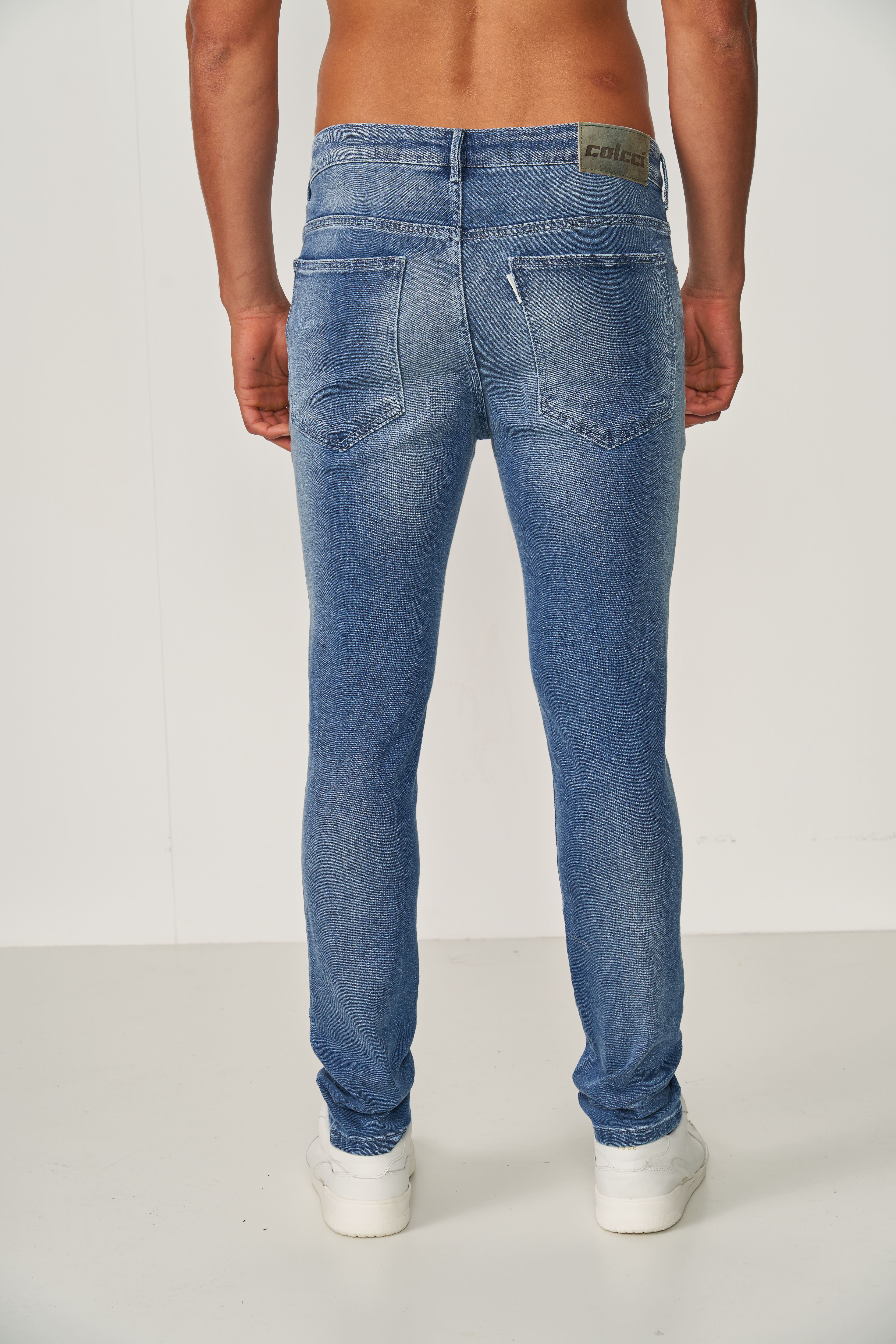 CALÇA JEANS SUPER SKINNY 46 INDIGO