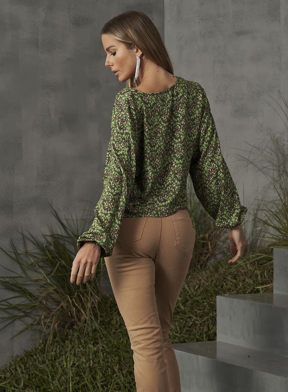 BLUSA ESTAMPADA G SCARF