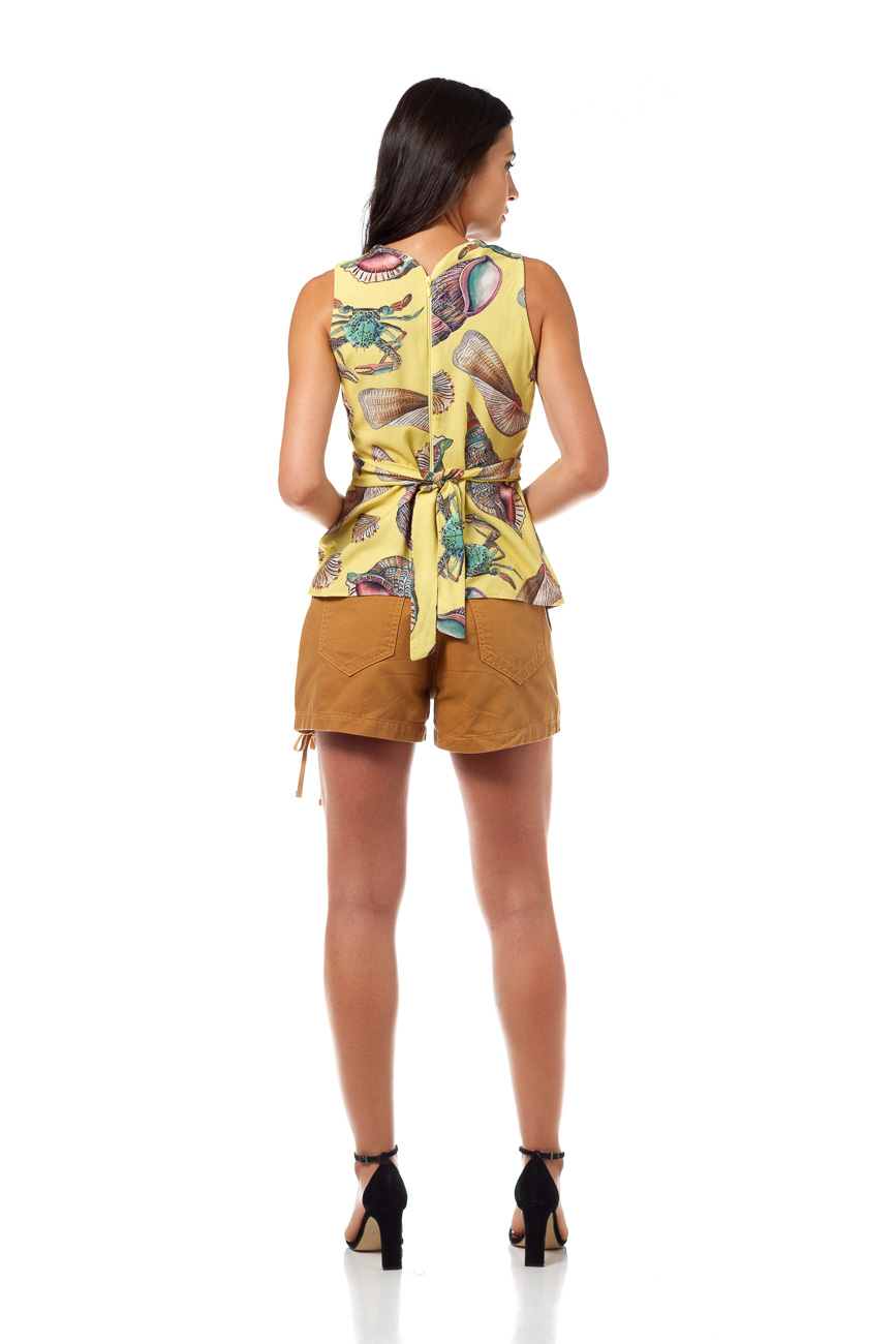 BLUSA LINHO ESTAMPADA M CHUÍ