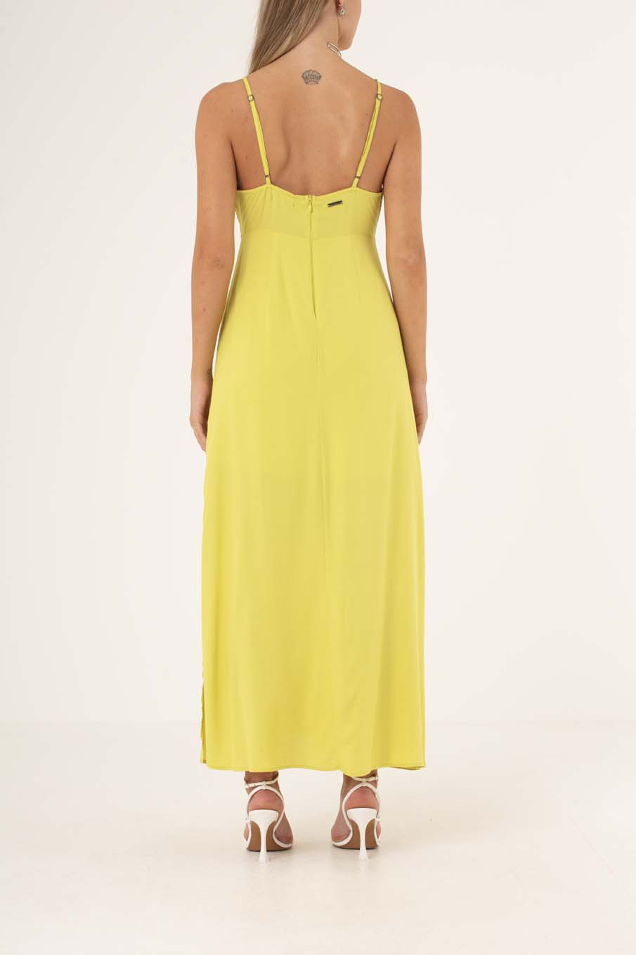 VESTIDO TRITON 40 VERDE SULPHUR