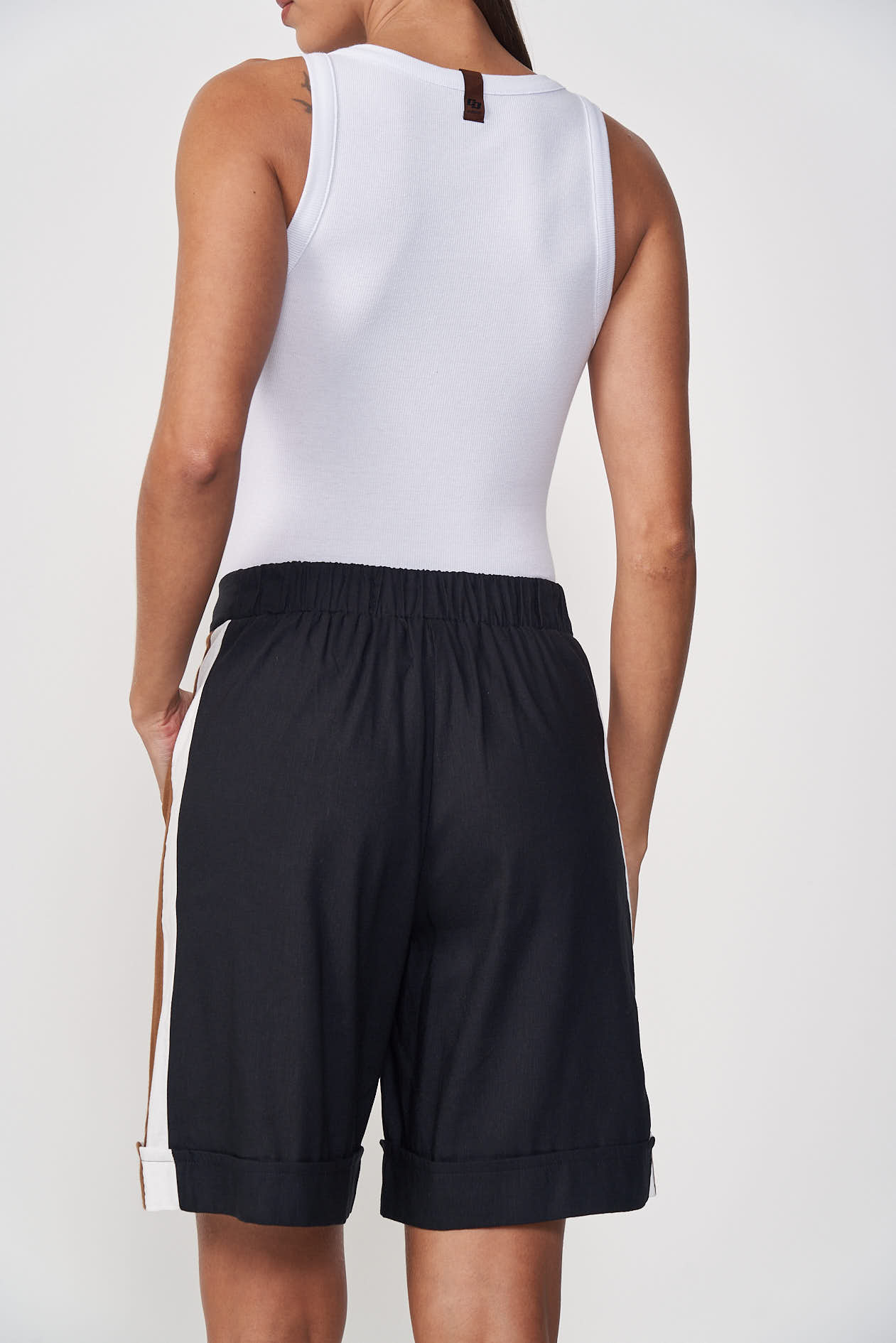 REGATA COLCCI PACK 2PEÇAS P BRANCO/PRETO